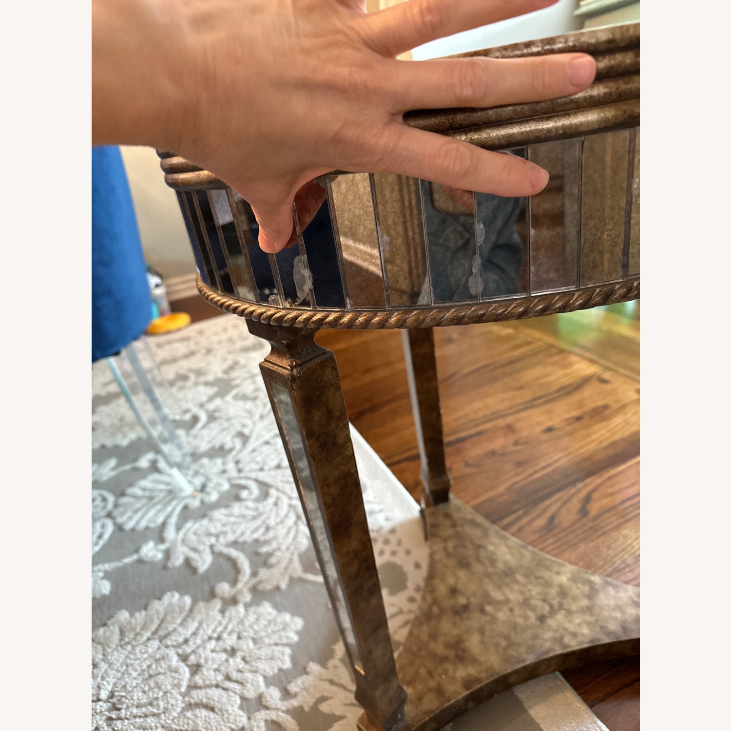 Horchow Champagne Table Ends - image-5