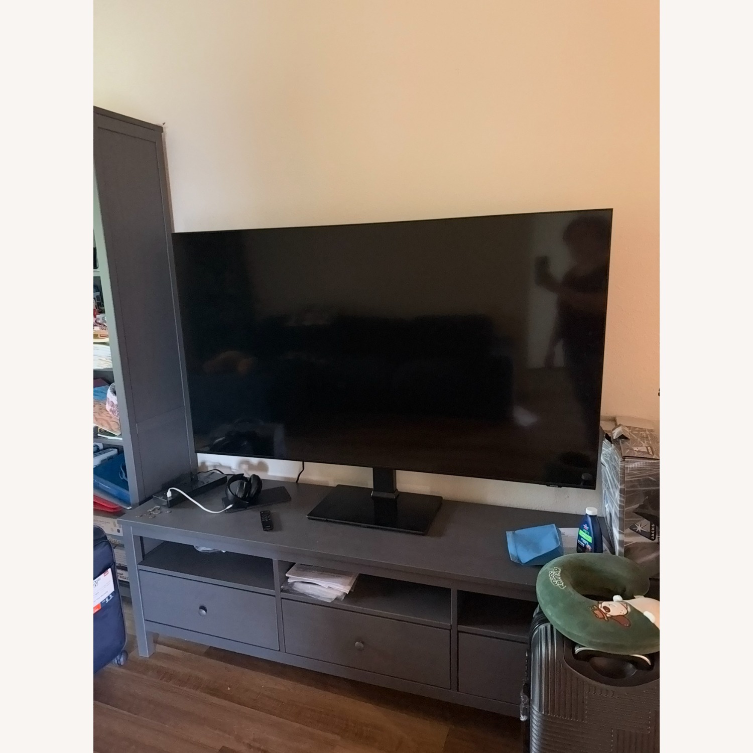 Hemnes TV Unit, Black-brown - image-1