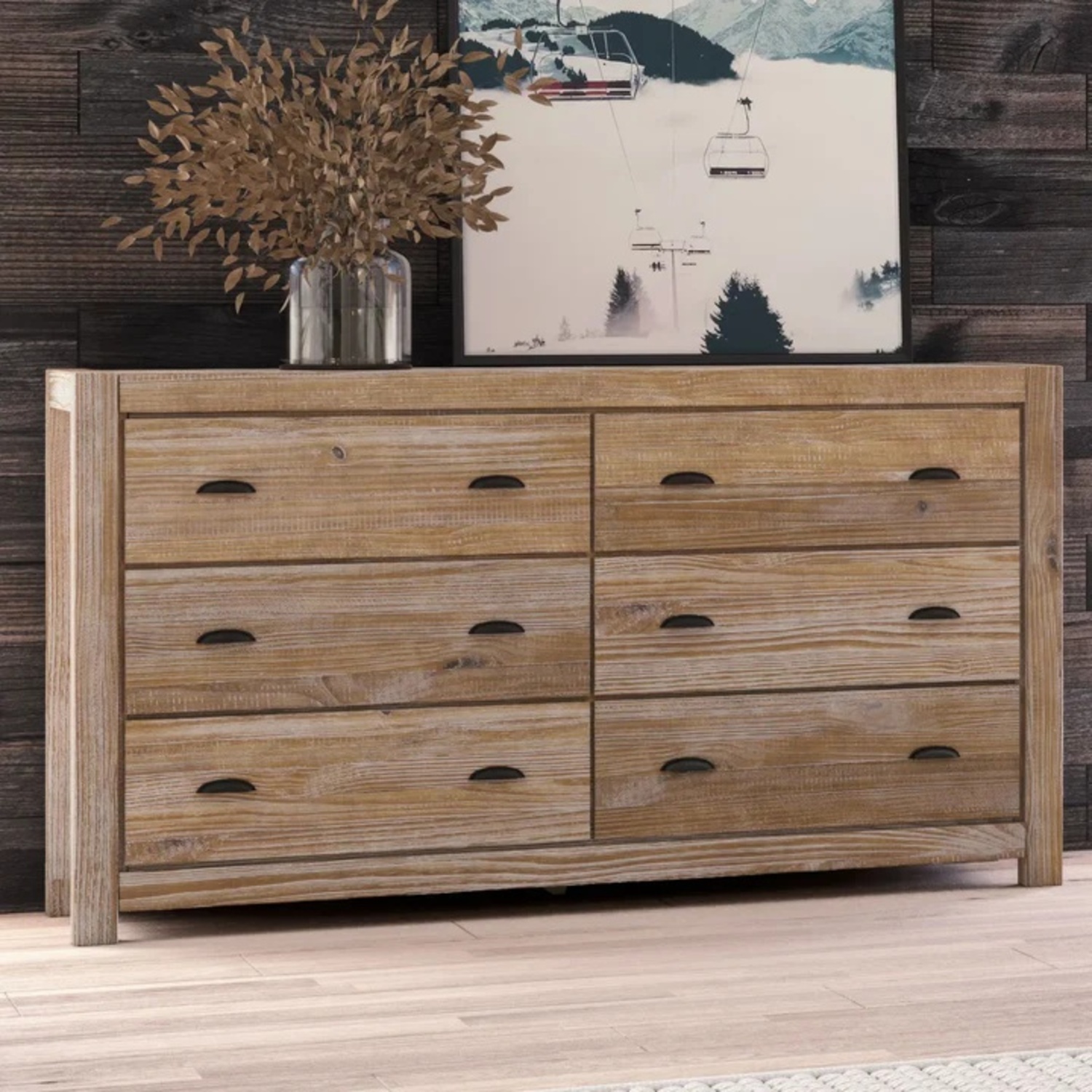 Grain Wood Montauk 6-Drawer Dresser - image-4