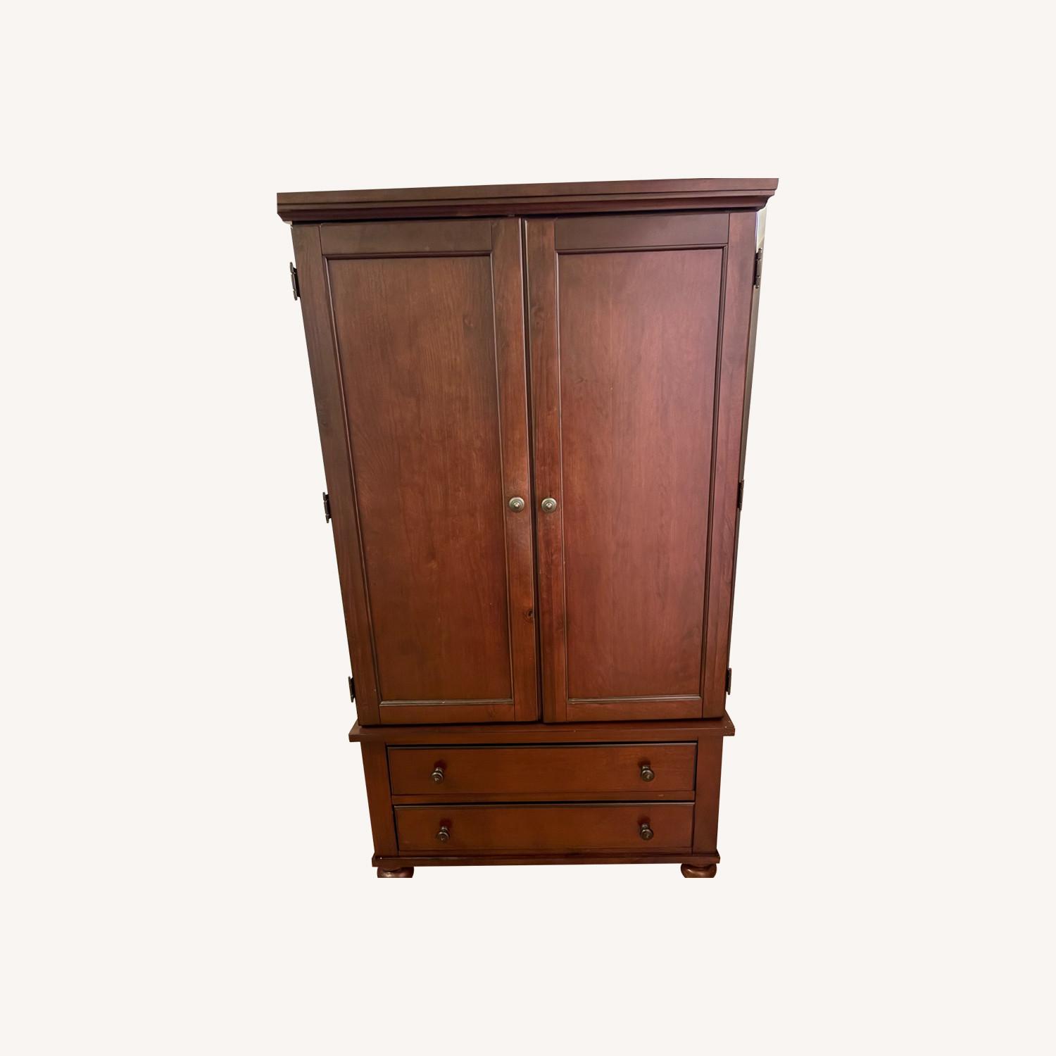 Brown Armoire - AptDeco