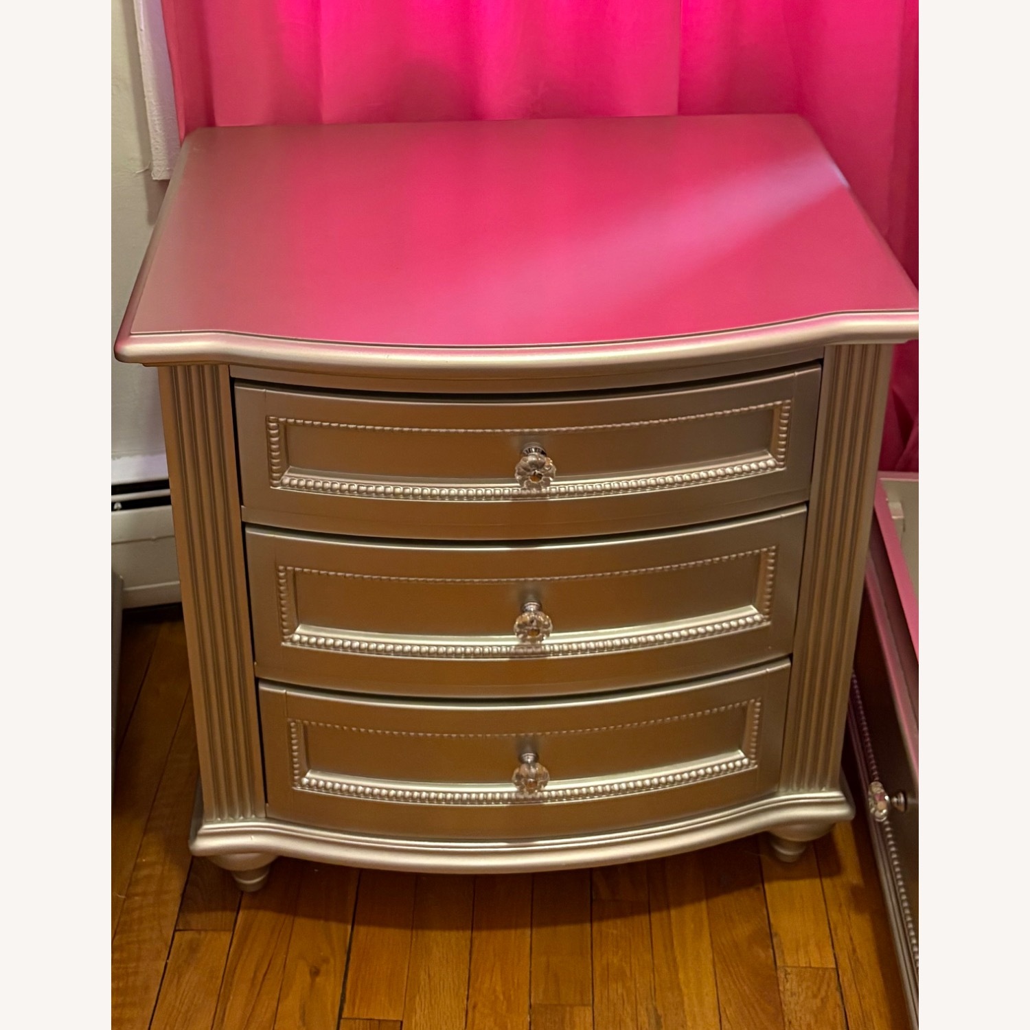 Silver Nightstand - image-1