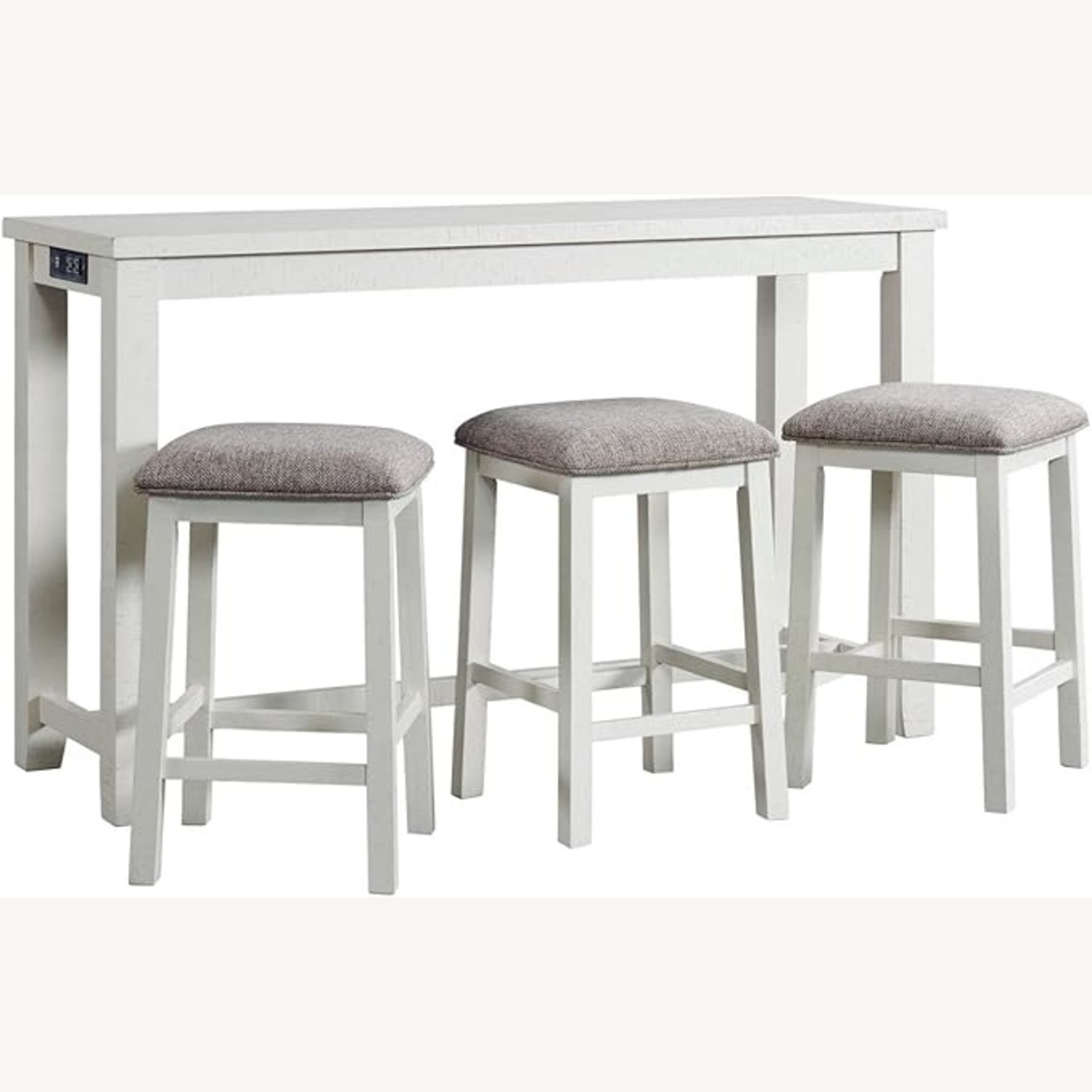 USB Kitchen Table with 3 Stools - image-4
