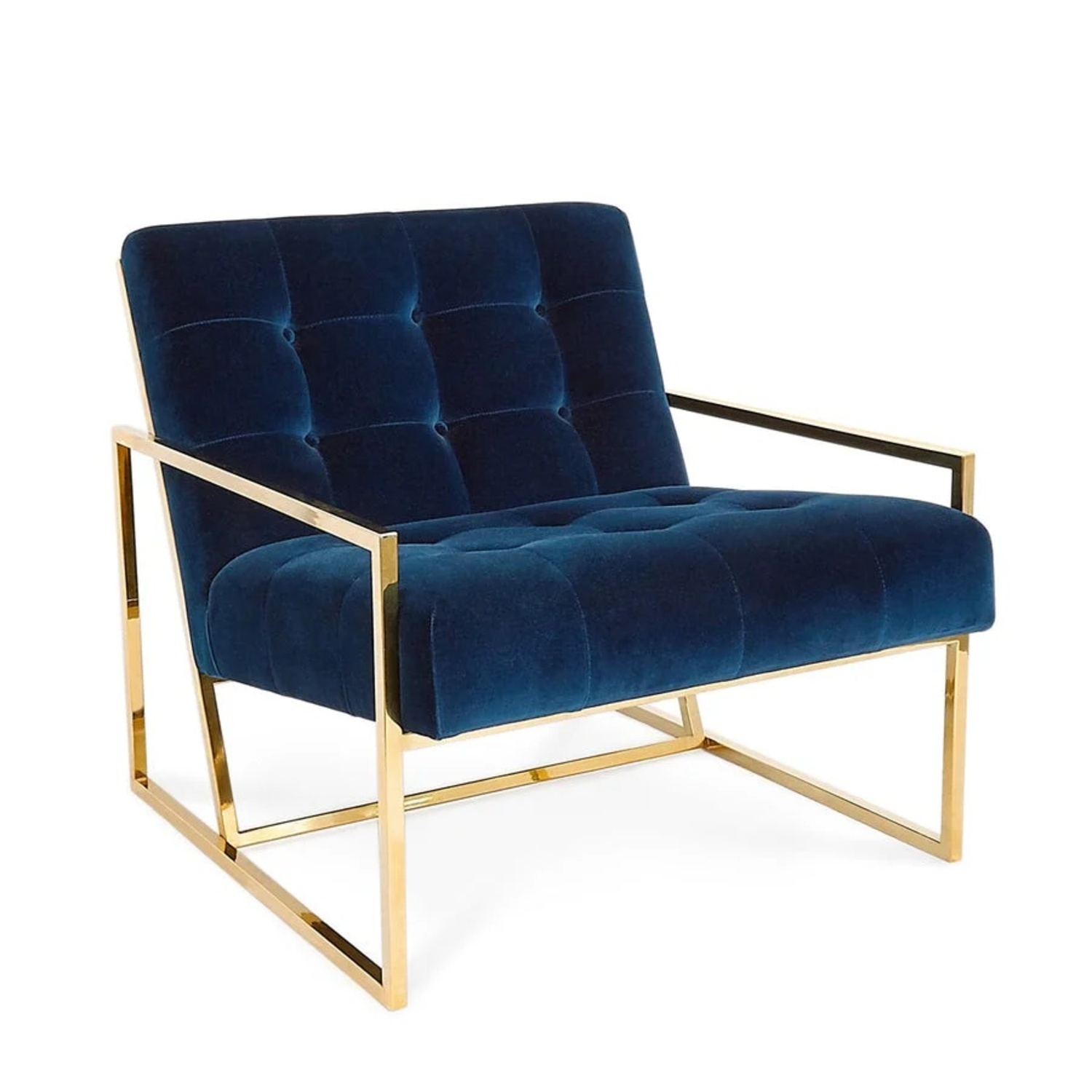 Jonathan Adler Velvet Tufted Chair - image-4