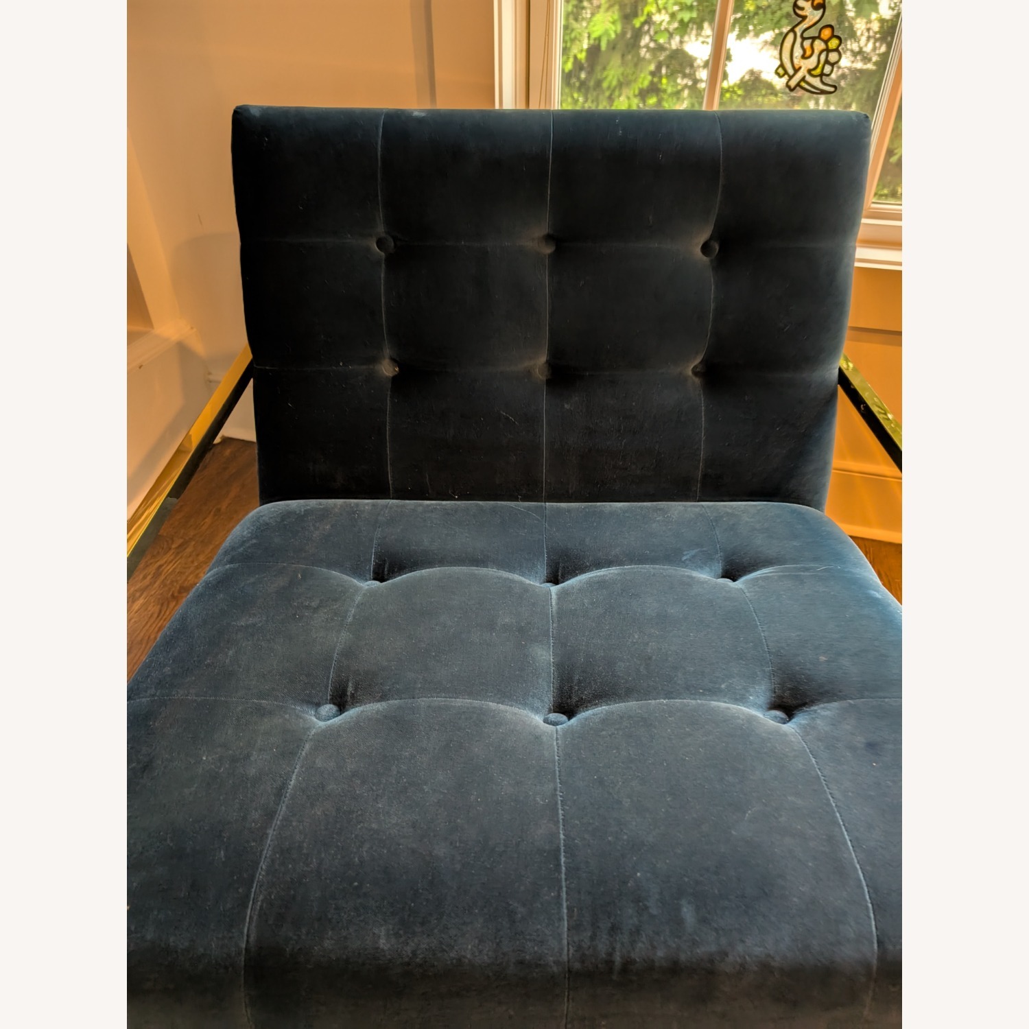 Jonathan Adler Velvet Tufted Chair - image-1