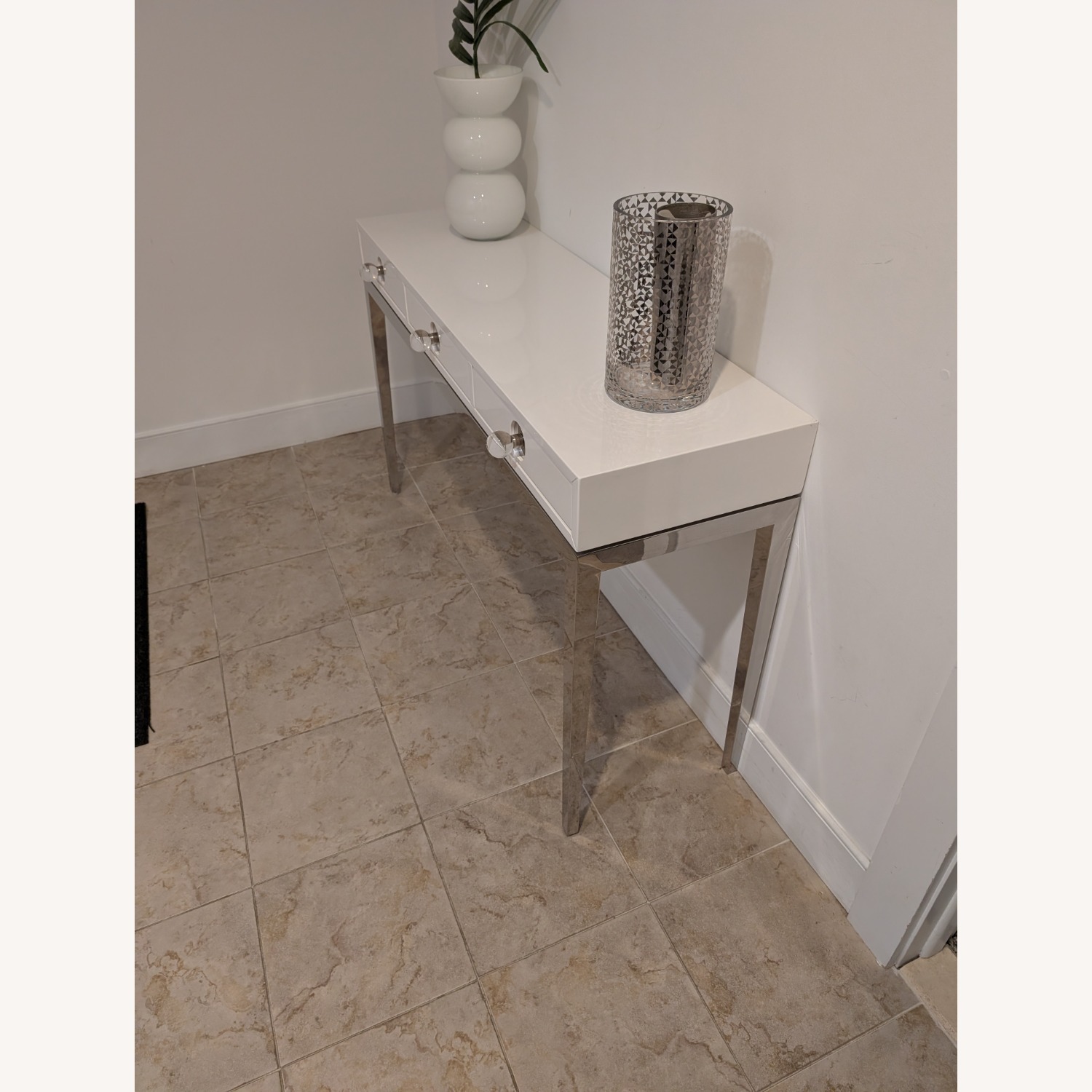 Jonathan Adler Channing White Console - image-2