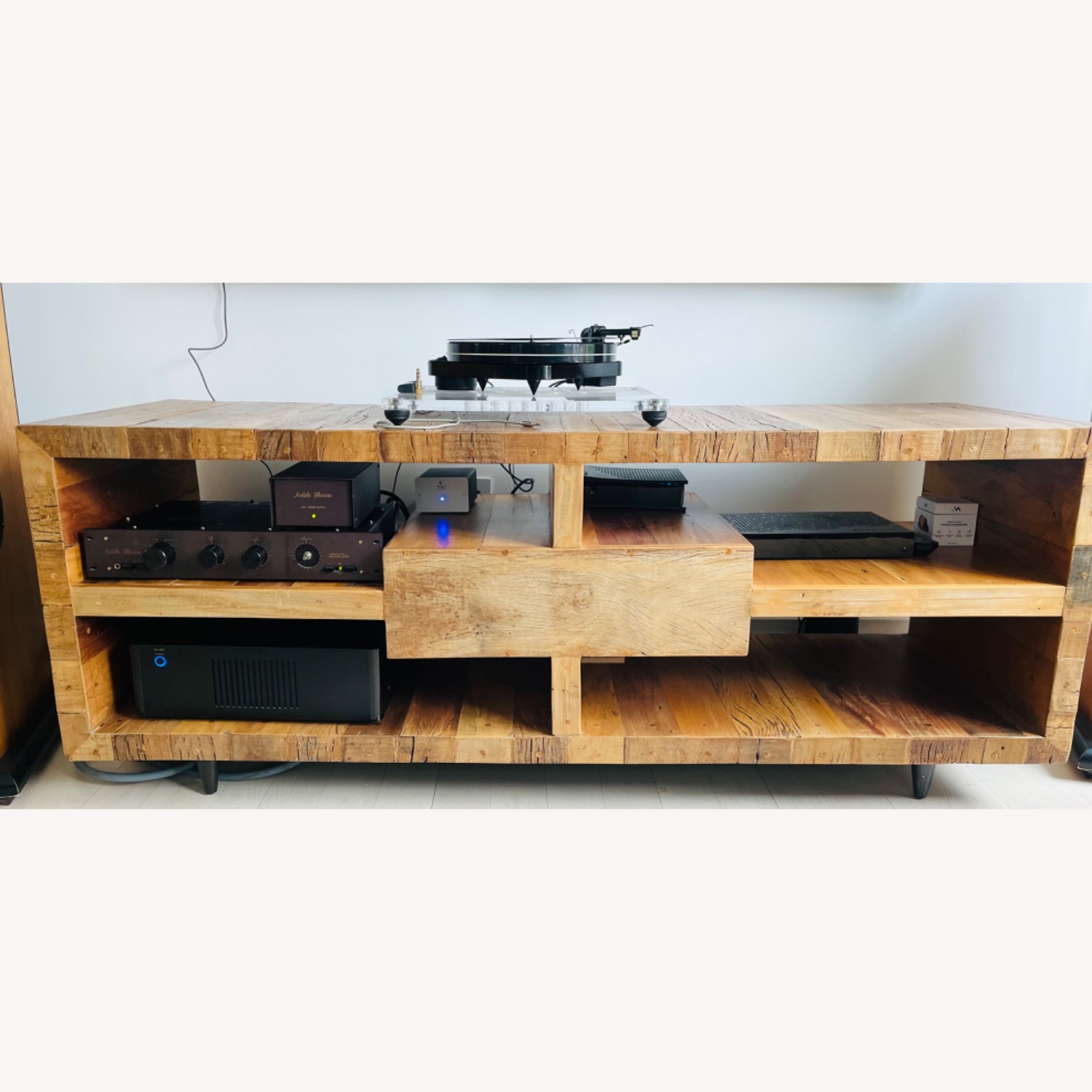 Custom Reclaimed Wood Media Console - image-4
