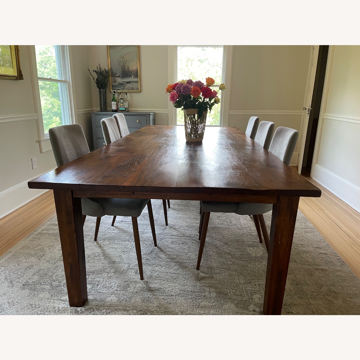 Crate & Barrel Basque 104” Dining Table - image-2