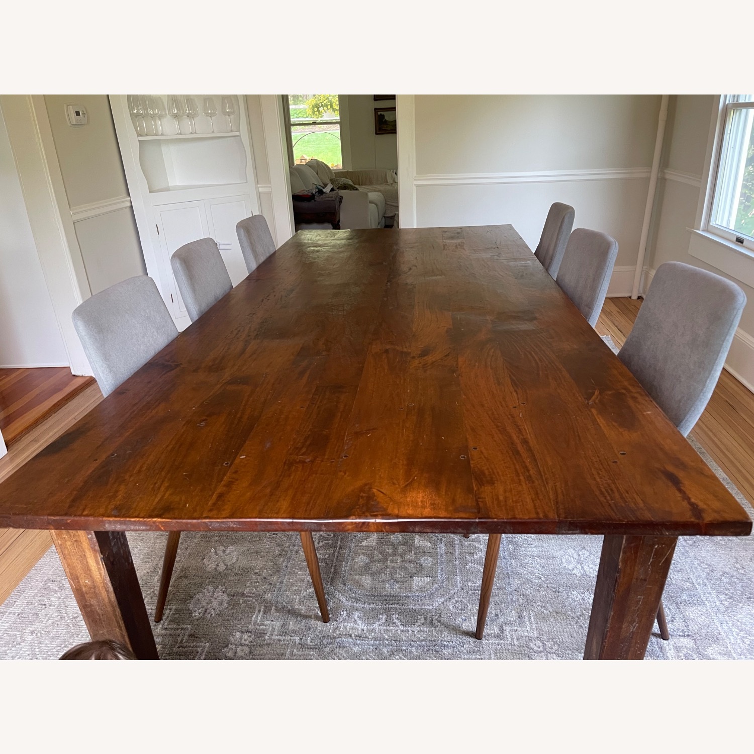 Crate & Barrel Basque 104” Dining Table - image-7