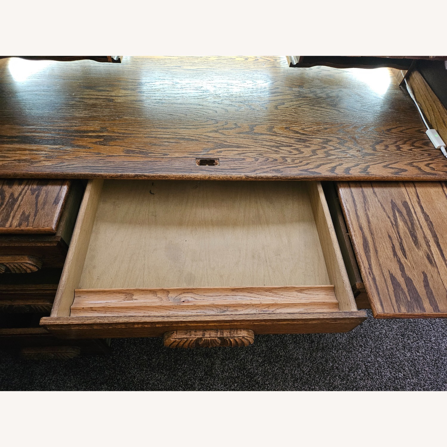 Mark Wayne Roll Top Desk - image-4