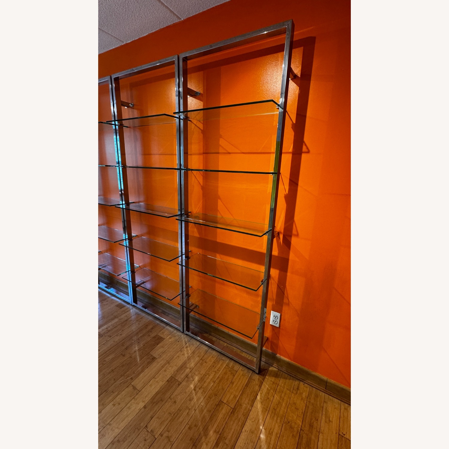 CB2 Tesso Chrome Bookshelves – Set of 5 - image-2