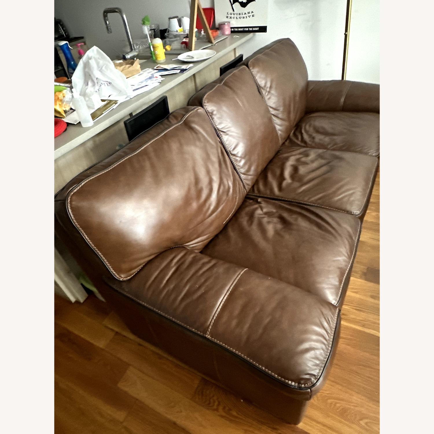 Colton Leather Sofa - image-3