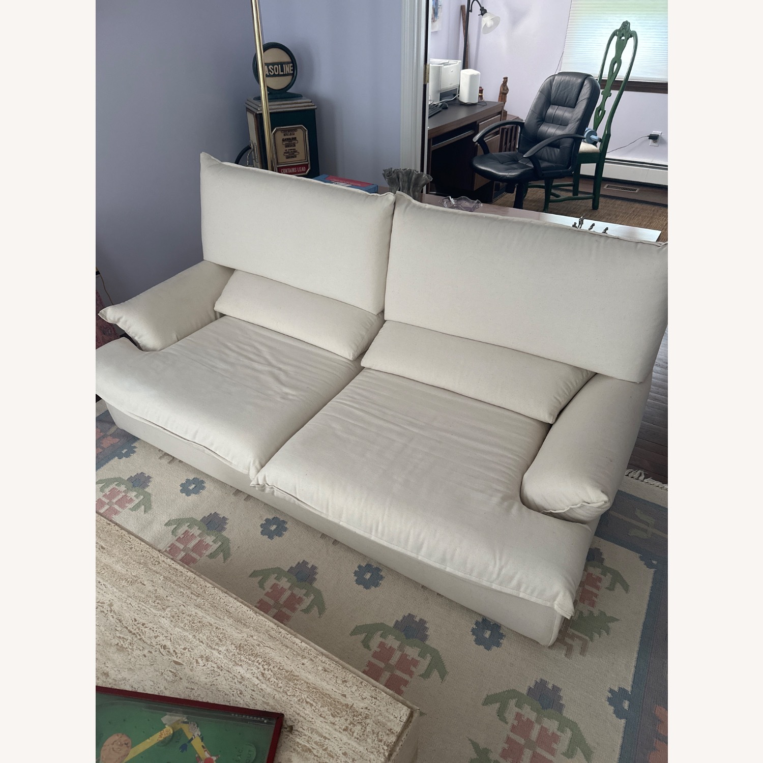 Roche Bobois White Couch - image-1