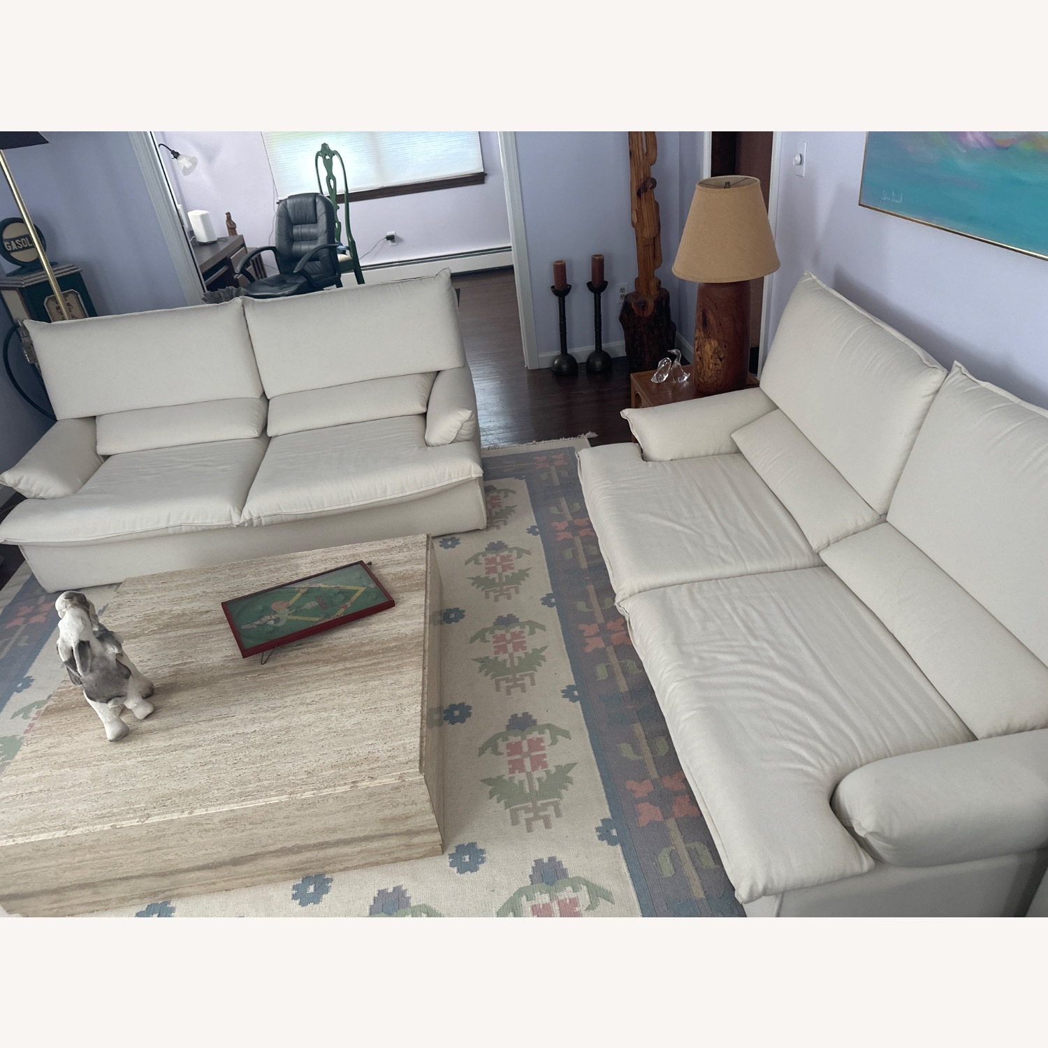 Roche Bobois White Couch - image-6