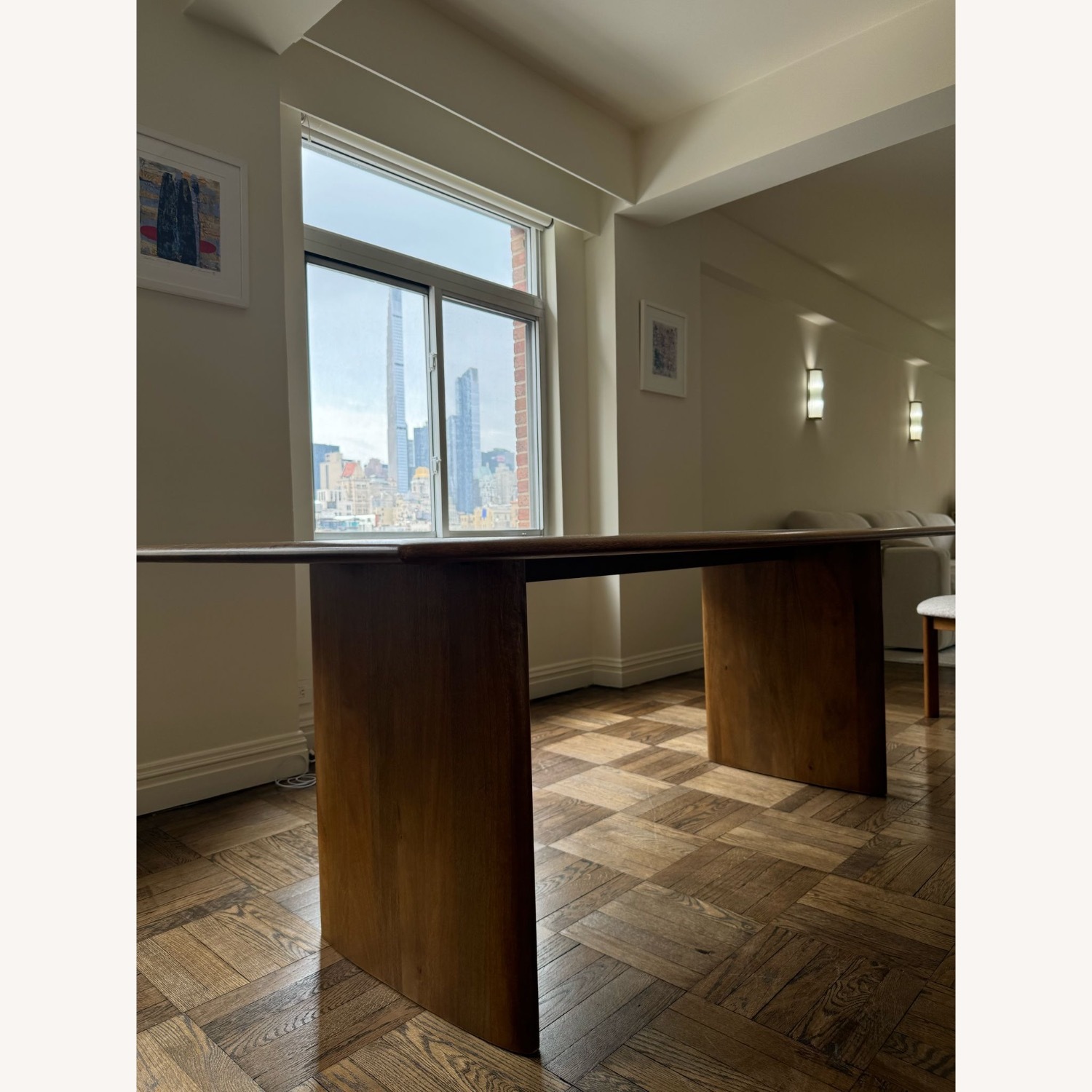 West Elm Anton Solid Wood Dining Table - AptDeco