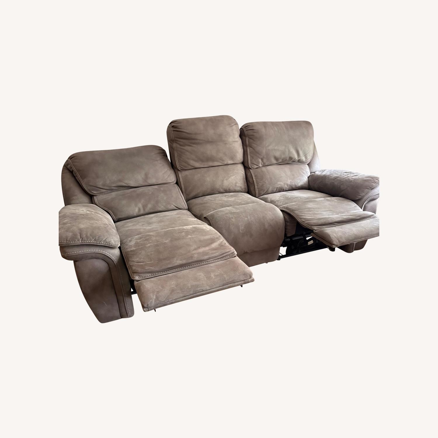 Raymour & Flanigan Electric Reclining Sofa - image-0