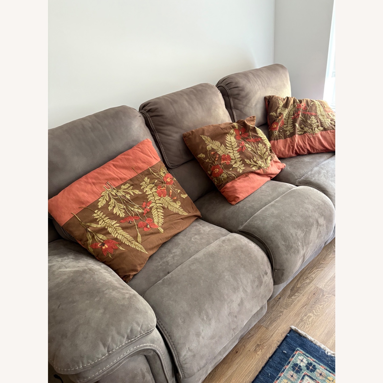 Raymour & Flanigan Electric Reclining Sofa - image-1