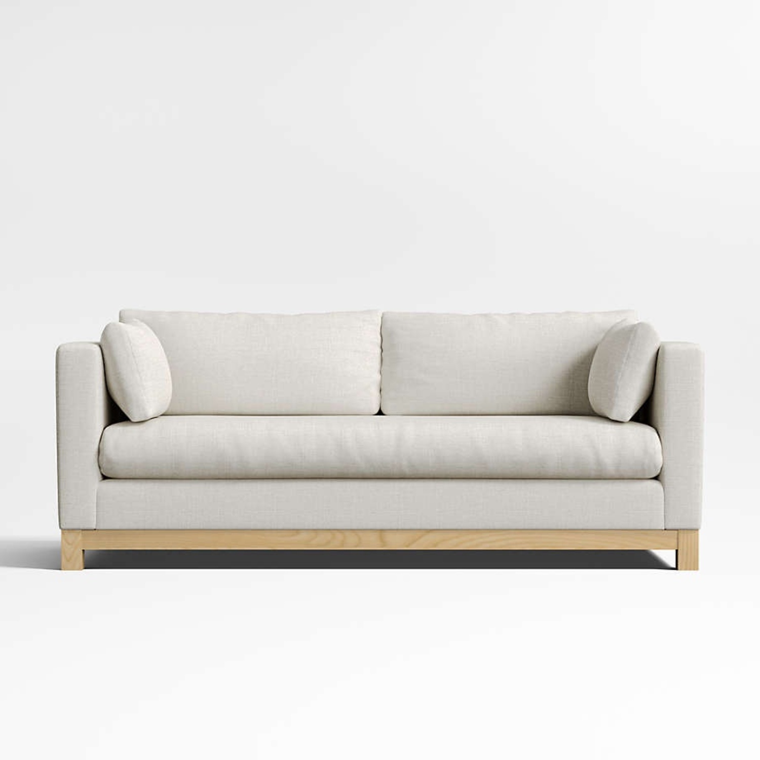 Pacific Bench Track Arm Sofa with Wood Legs - image-5