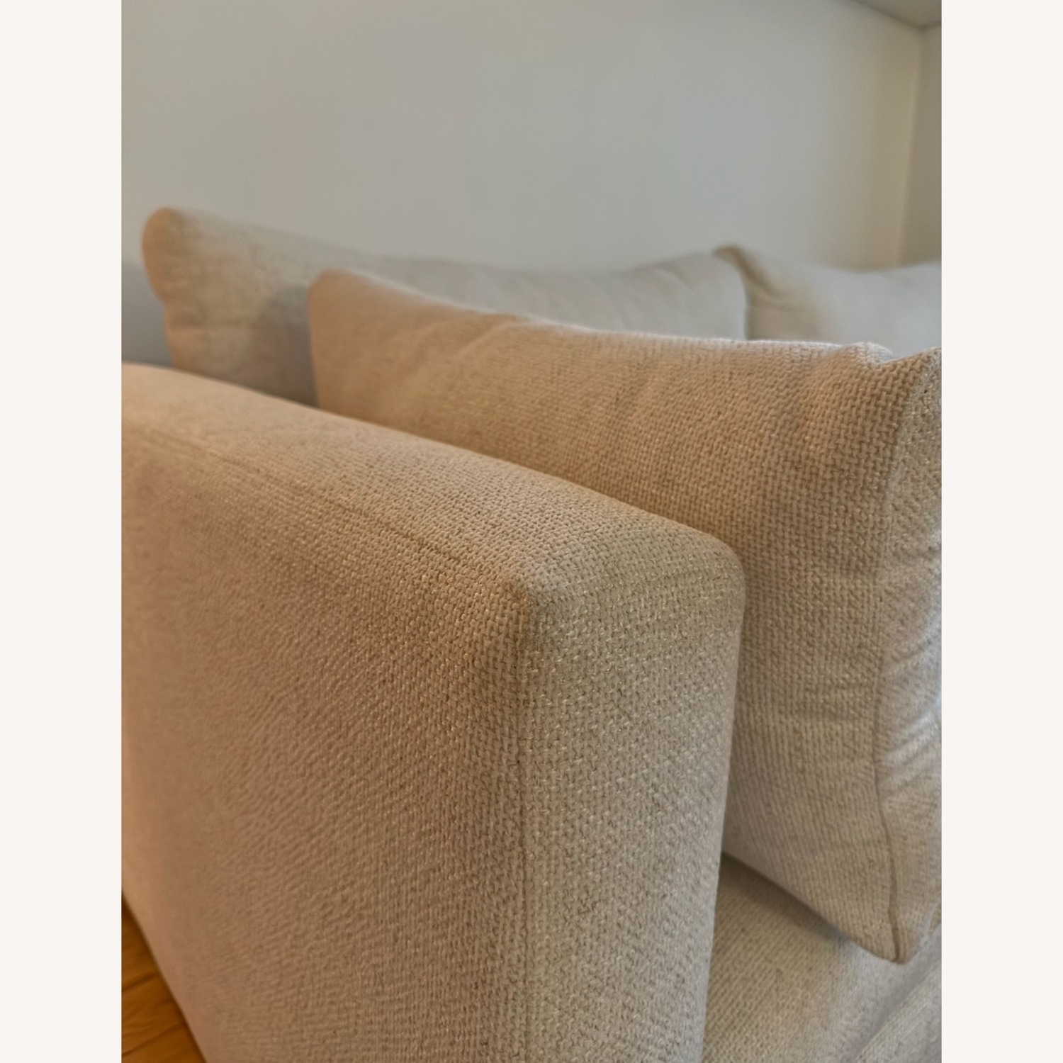 Pacific Bench Track Arm Sofa with Wood Legs - image-4