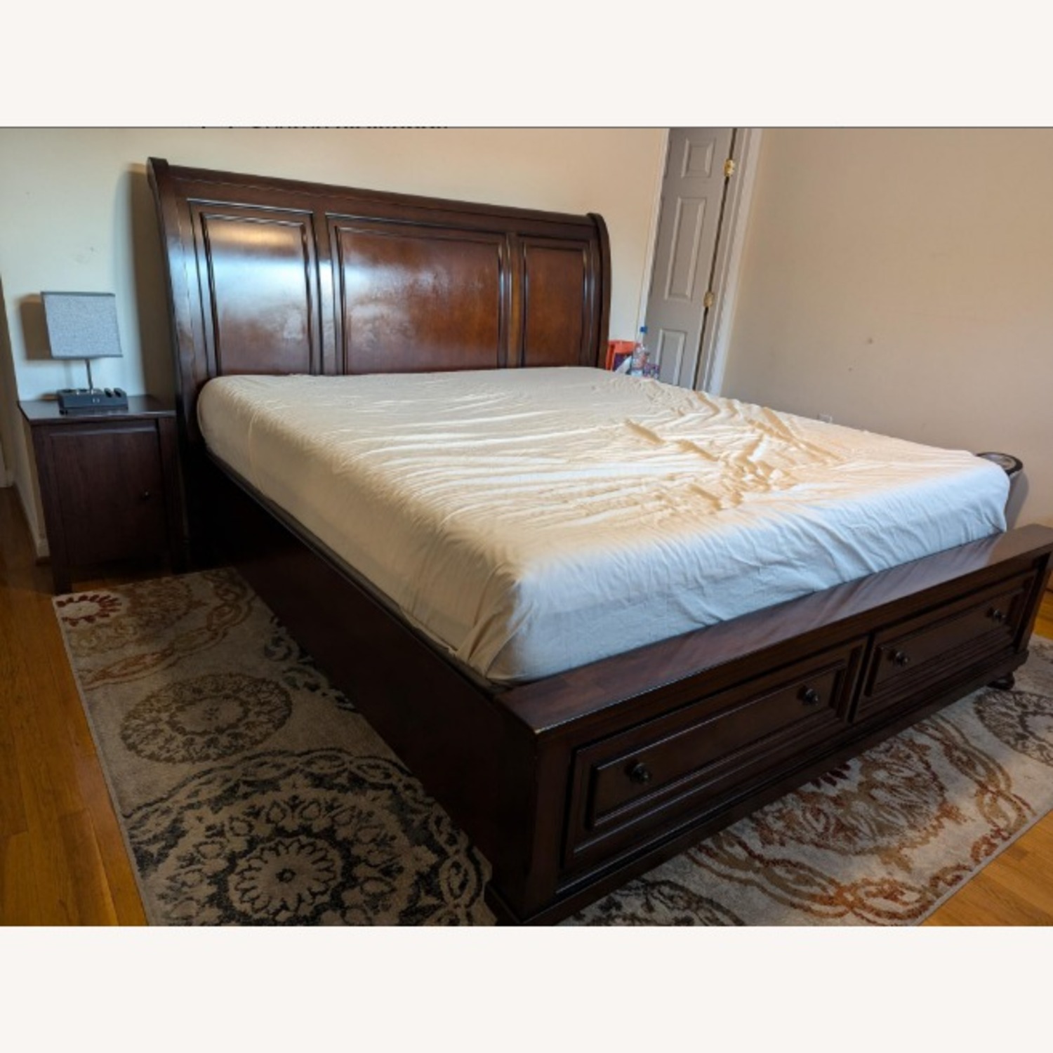 King Sleigh Bed W Storage  - image-1