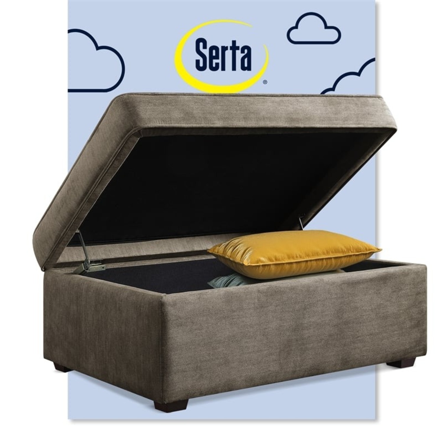 Serta Olin Ottoman with Storage - image-12