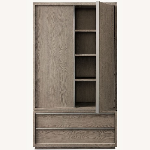 Used Restoration Hardware Bezier Armoire  for sale on AptDeco