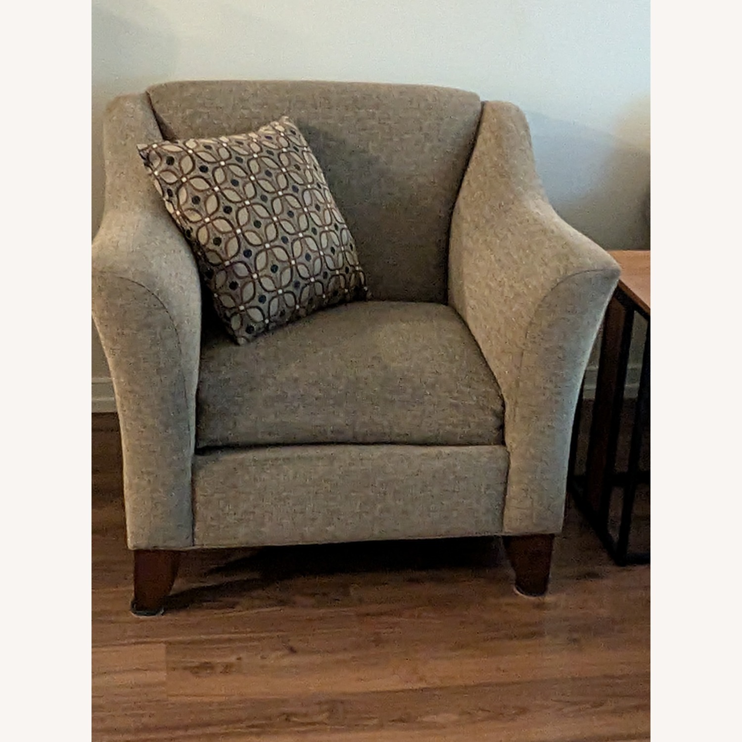Dark Grey Meyer Comfortable Chair - image-1