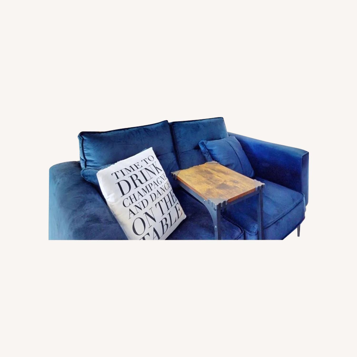 Loveseat with Matching Ottoman - image-0