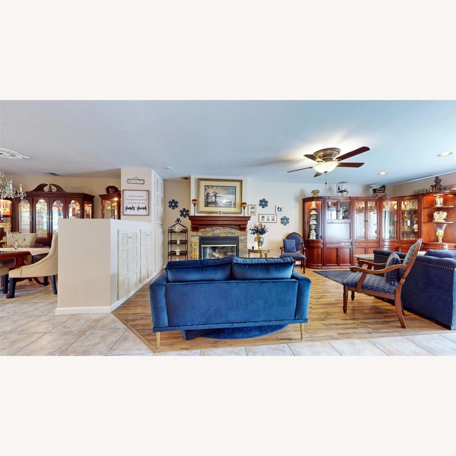 Loveseat with Matching Ottoman - image-3