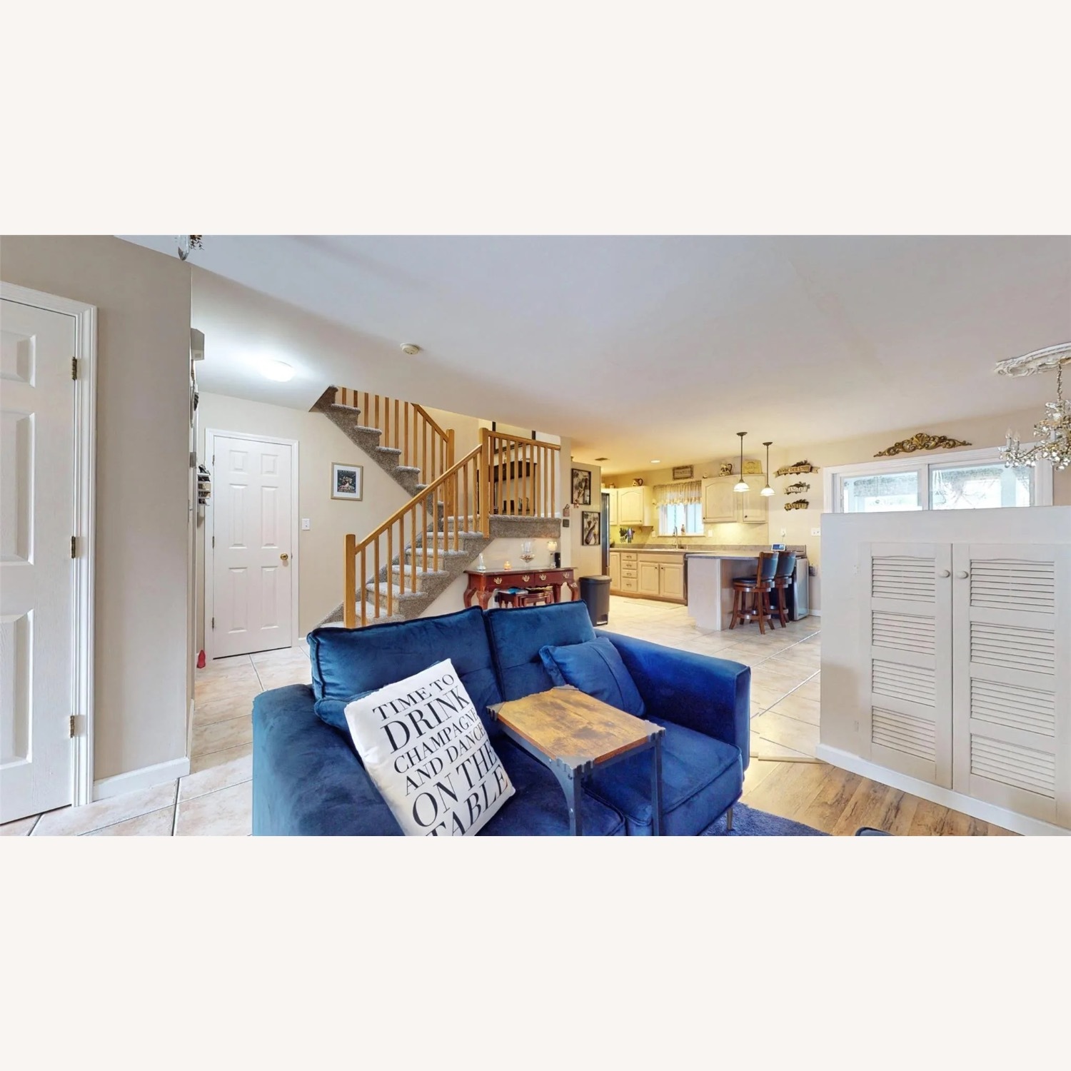 Loveseat with Matching Ottoman - image-1