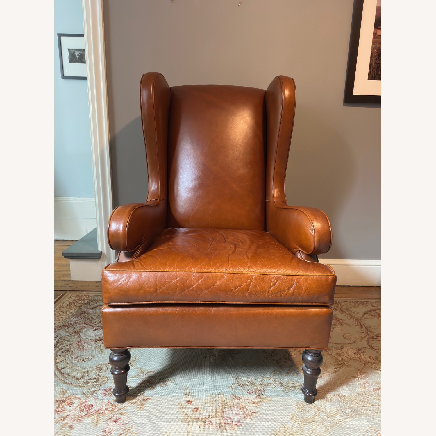 Mitchell Gold & Bob Williams Carter Leather Armchair - image-1