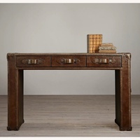 Restoration Hardware Antique Steamer Trunk Desk