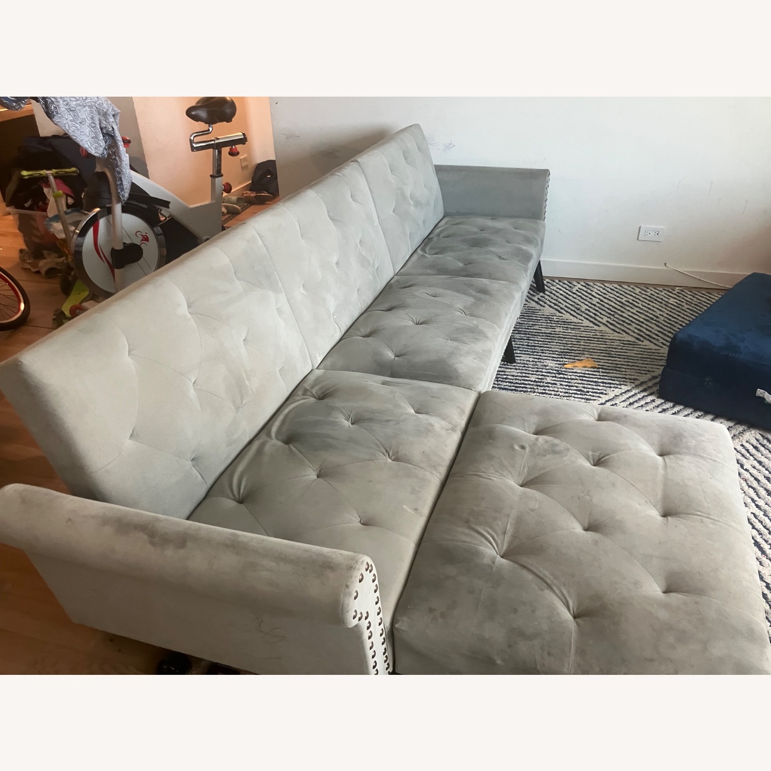 Walmart L Shaped Sleeper 3 Seater Couch  - image-2
