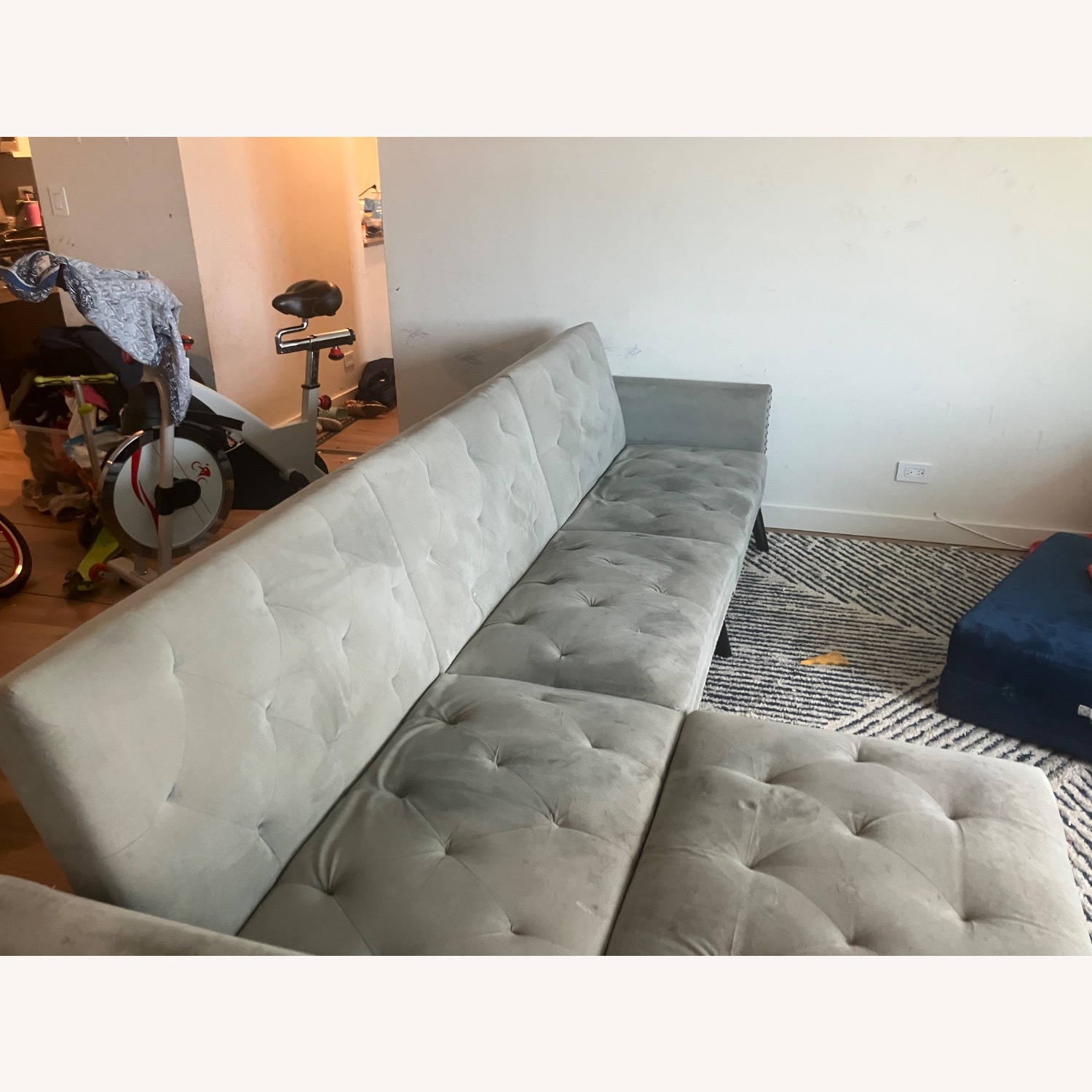 Walmart L Shaped Sleeper 3 Seater Couch  - image-8