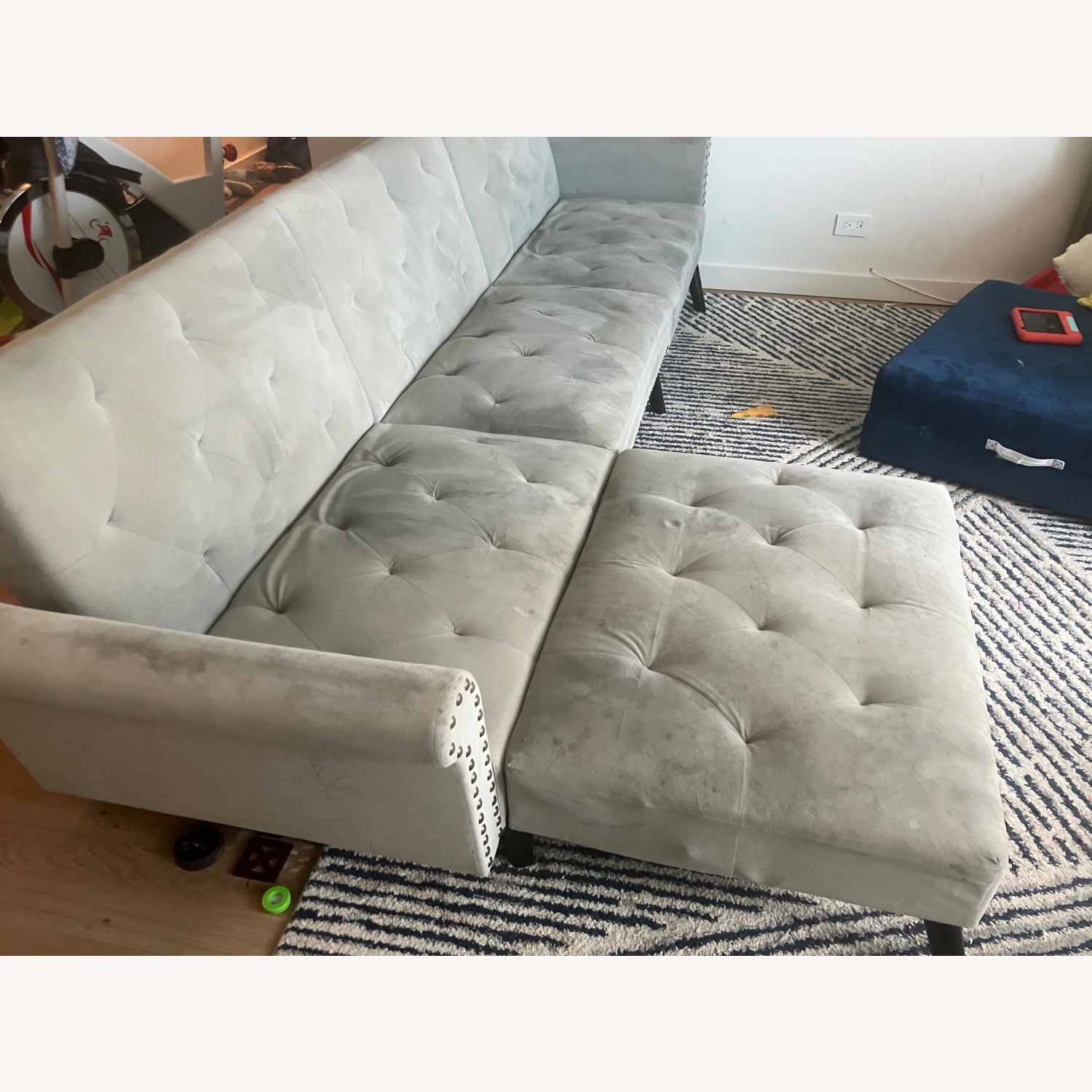 Walmart L Shaped Sleeper 3 Seater Couch  - image-7