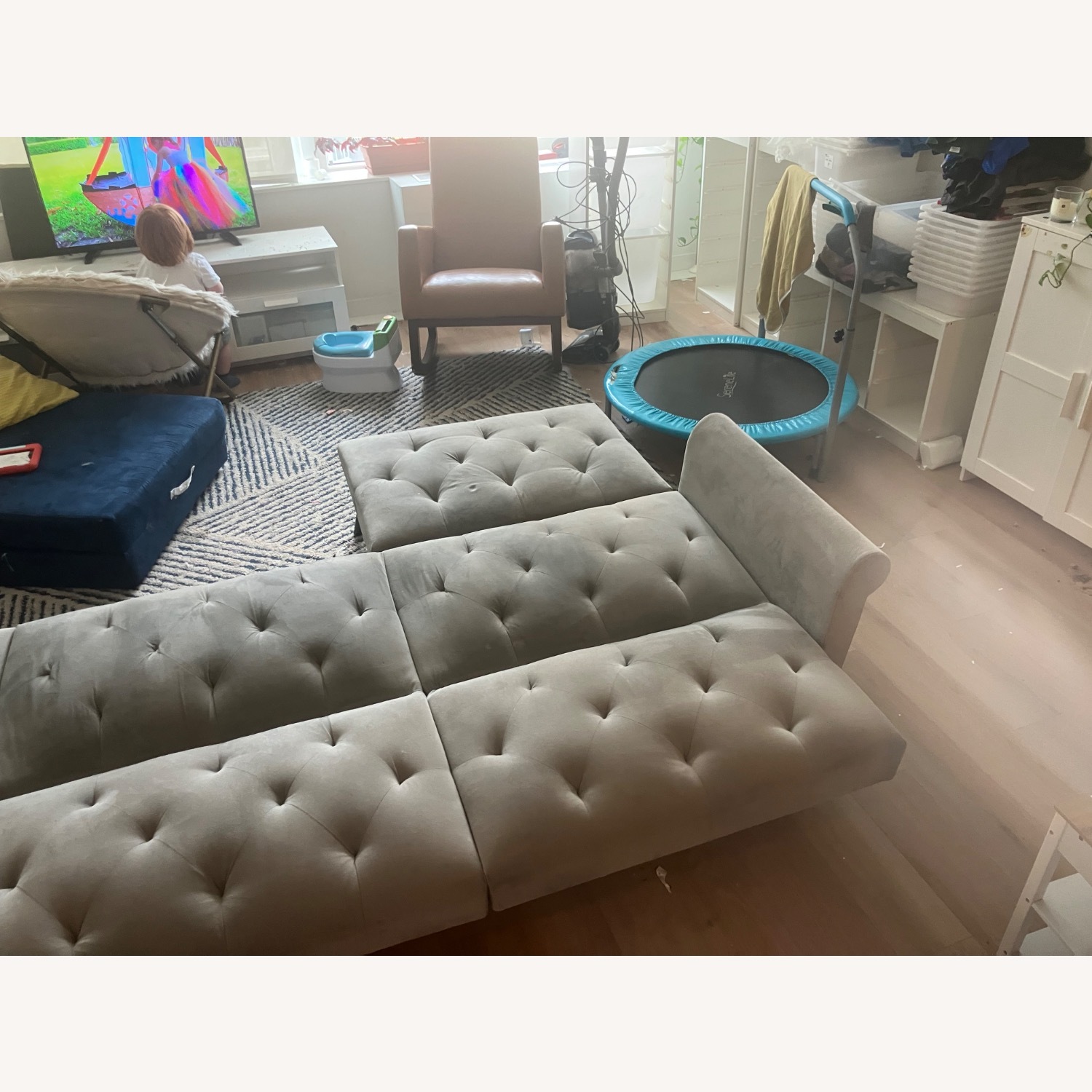 Walmart L Shaped Sleeper 3 Seater Couch  - image-4