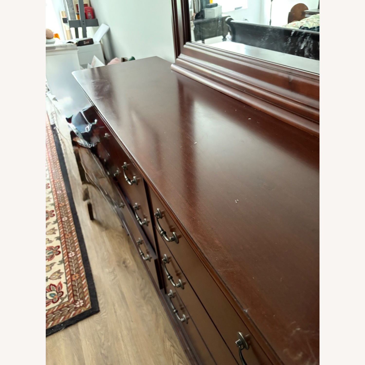 Raymour & Flanigan Dresser with Mirror - image-3