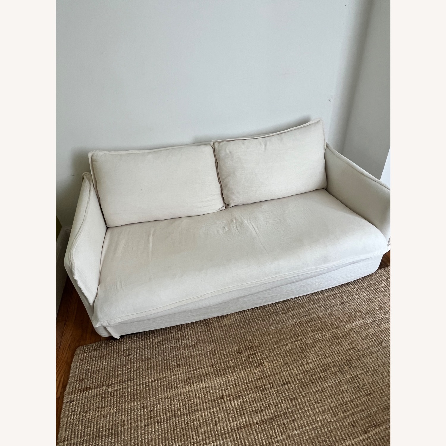 Sixpenny Neva 72” White Sofa - image-1