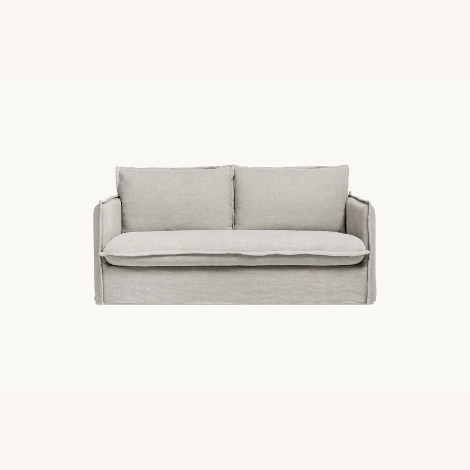 Sixpenny Neva 72” White Sofa - image-0