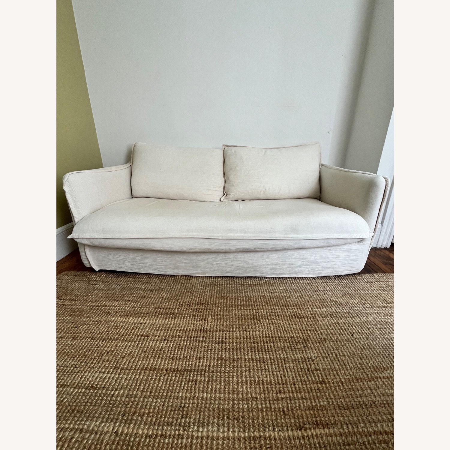 Sixpenny Neva 72” White Sofa - image-3