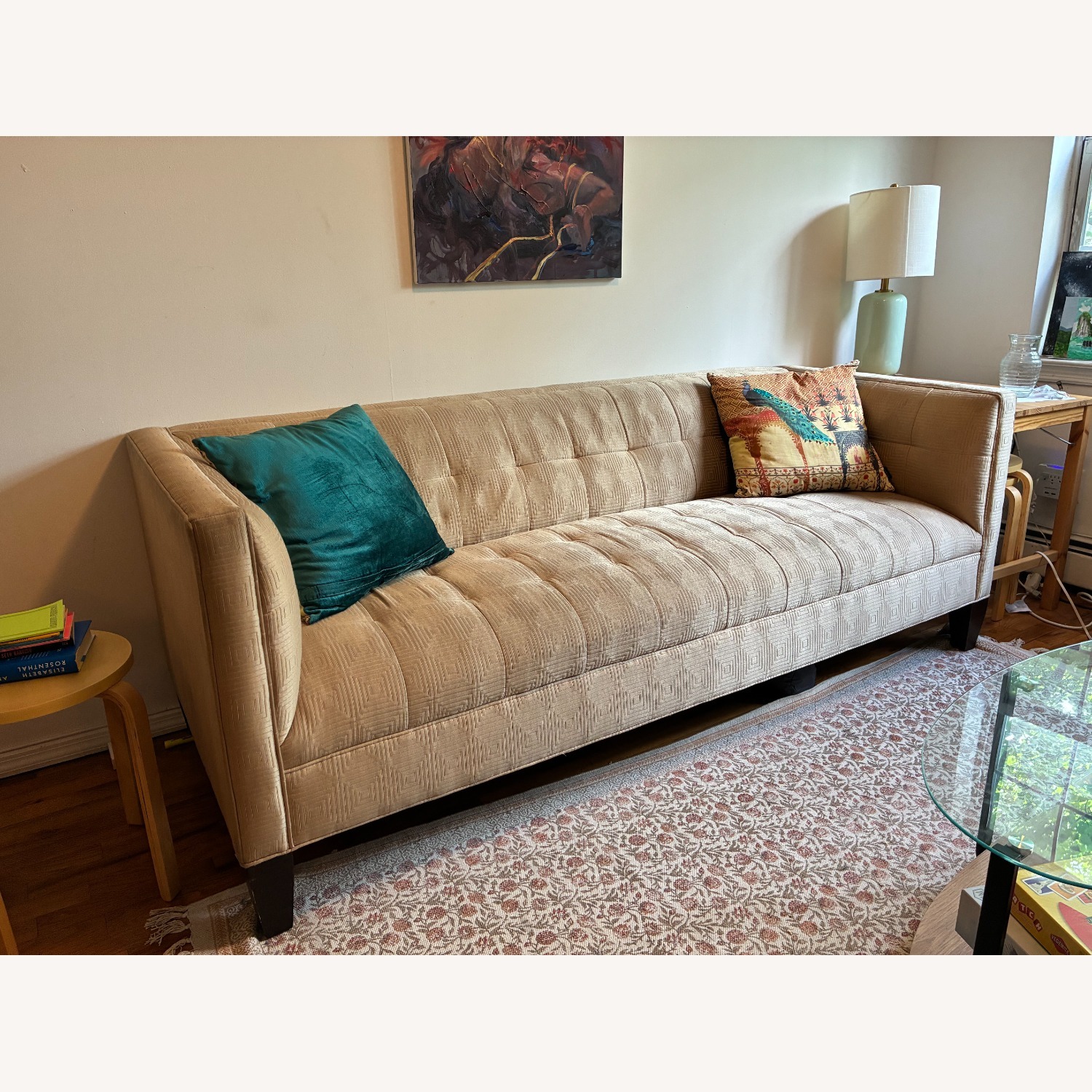 Mitchell Gold + Bob Williams Gold Sofa - image-3
