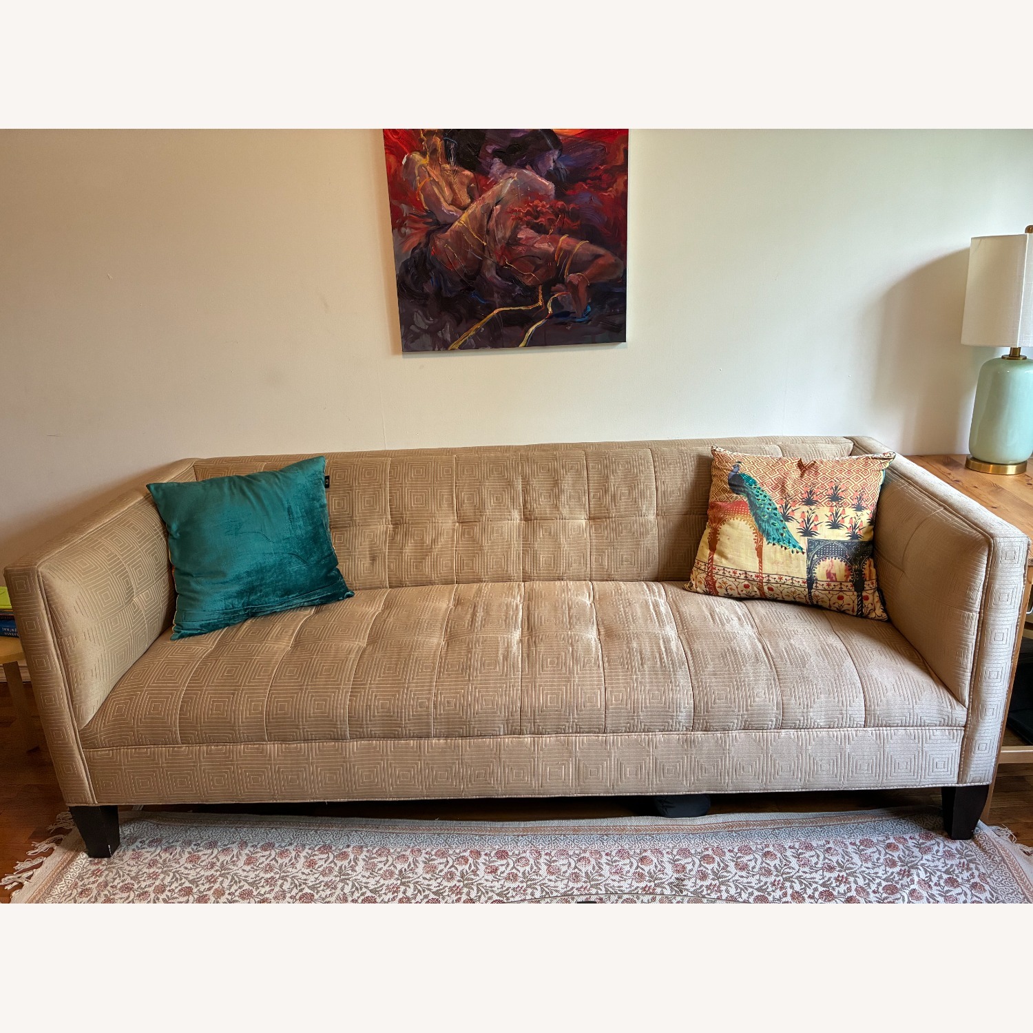 Mitchell Gold + Bob Williams Gold Sofa - image-2