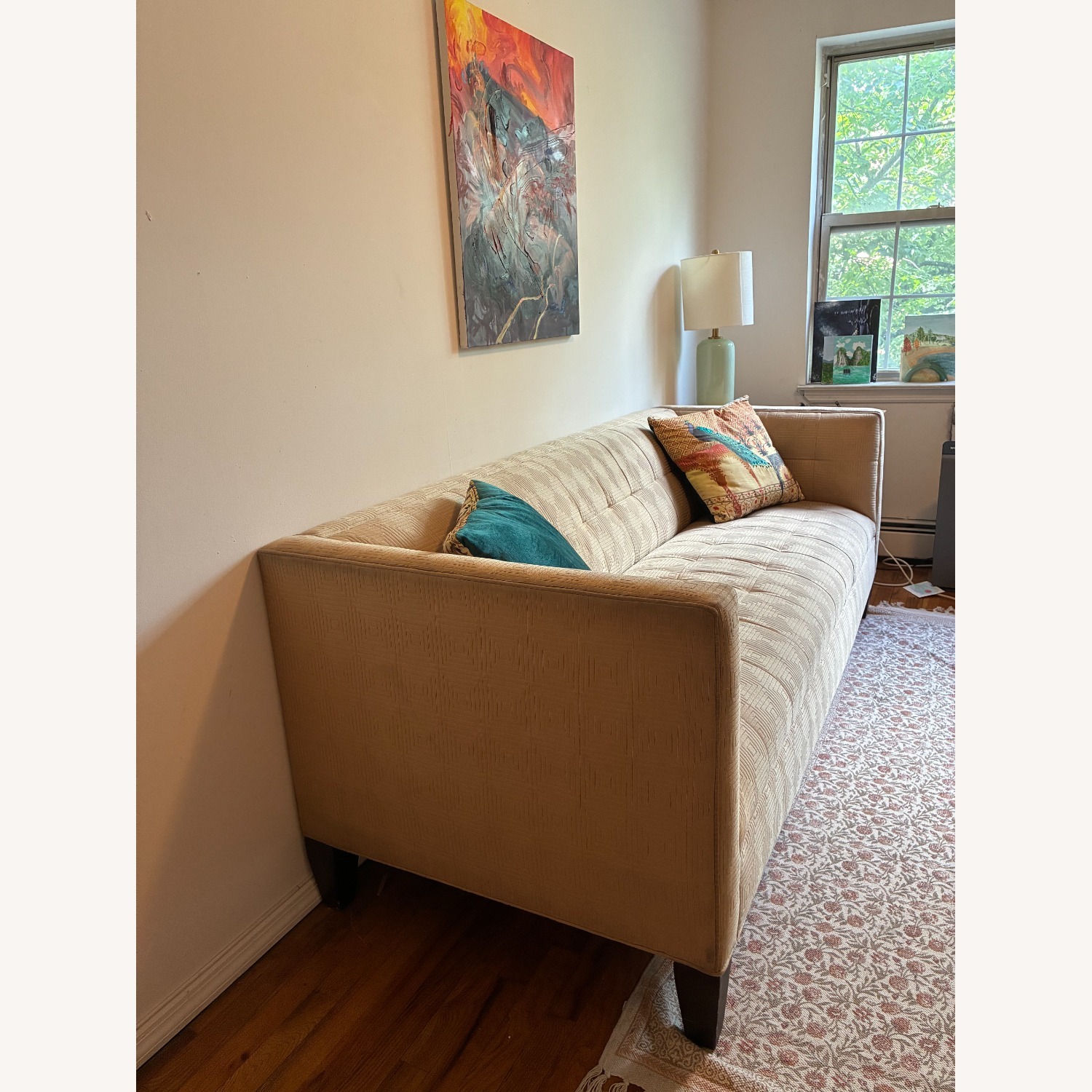 Mitchell Gold + Bob Williams Gold Sofa - image-1
