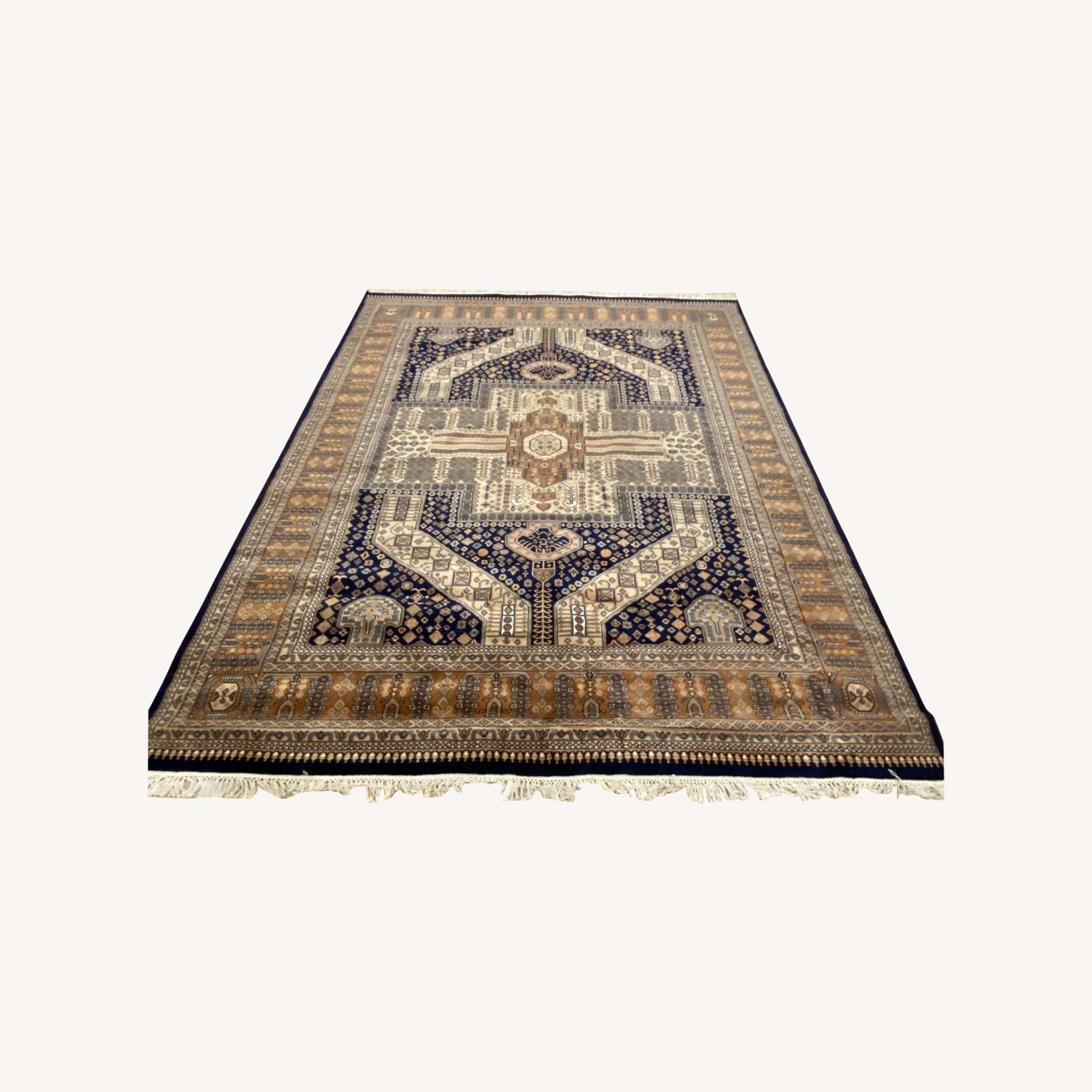 Oriental Indian (Jaipur) Wool Rug - 7.8' x 9.8' - image-0