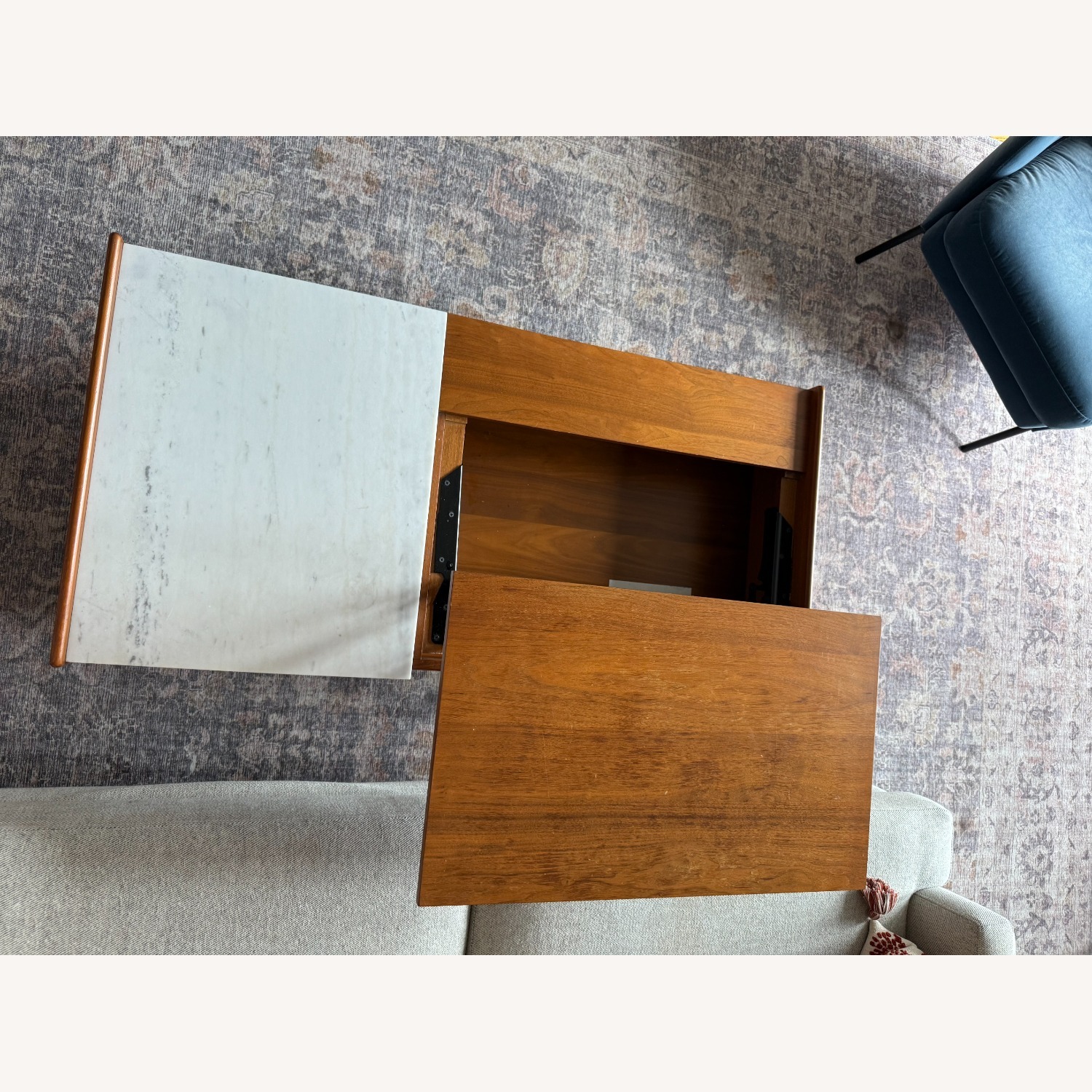 West Elm Mid-Century Pop-Up Coffee Table - image-3