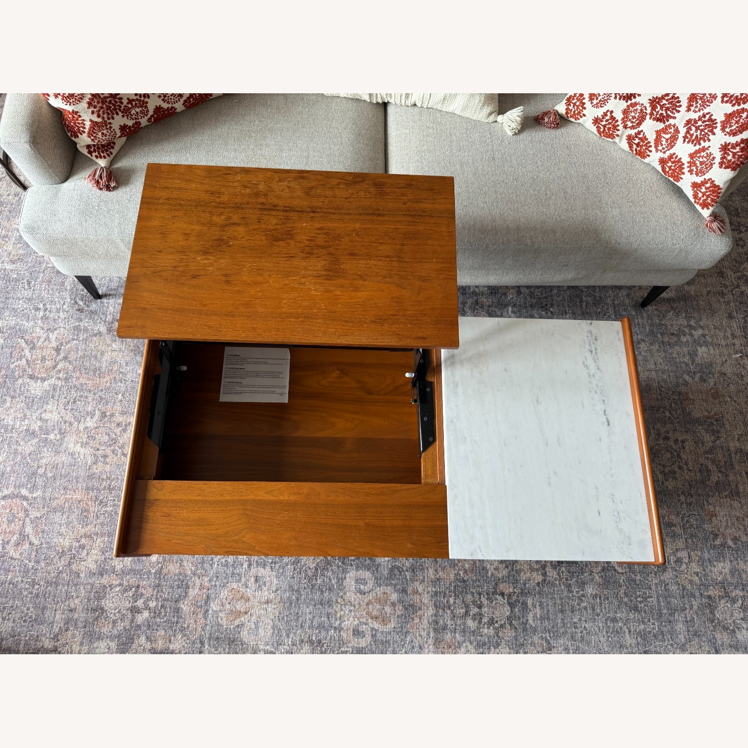 West Elm Mid-Century Pop-Up Coffee Table - image-4