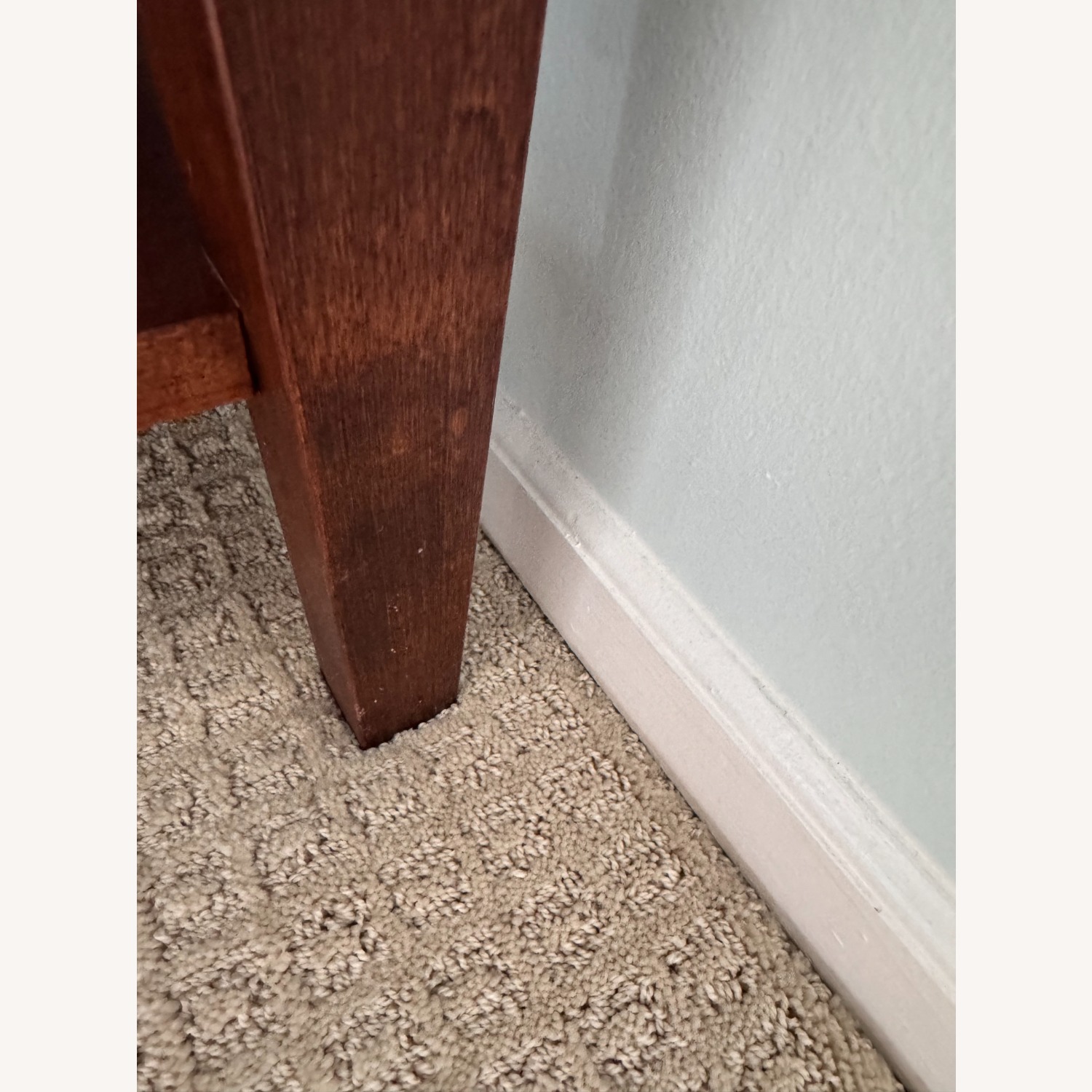 Ethan Allen Dark Brown Wood Nighstand - image-8