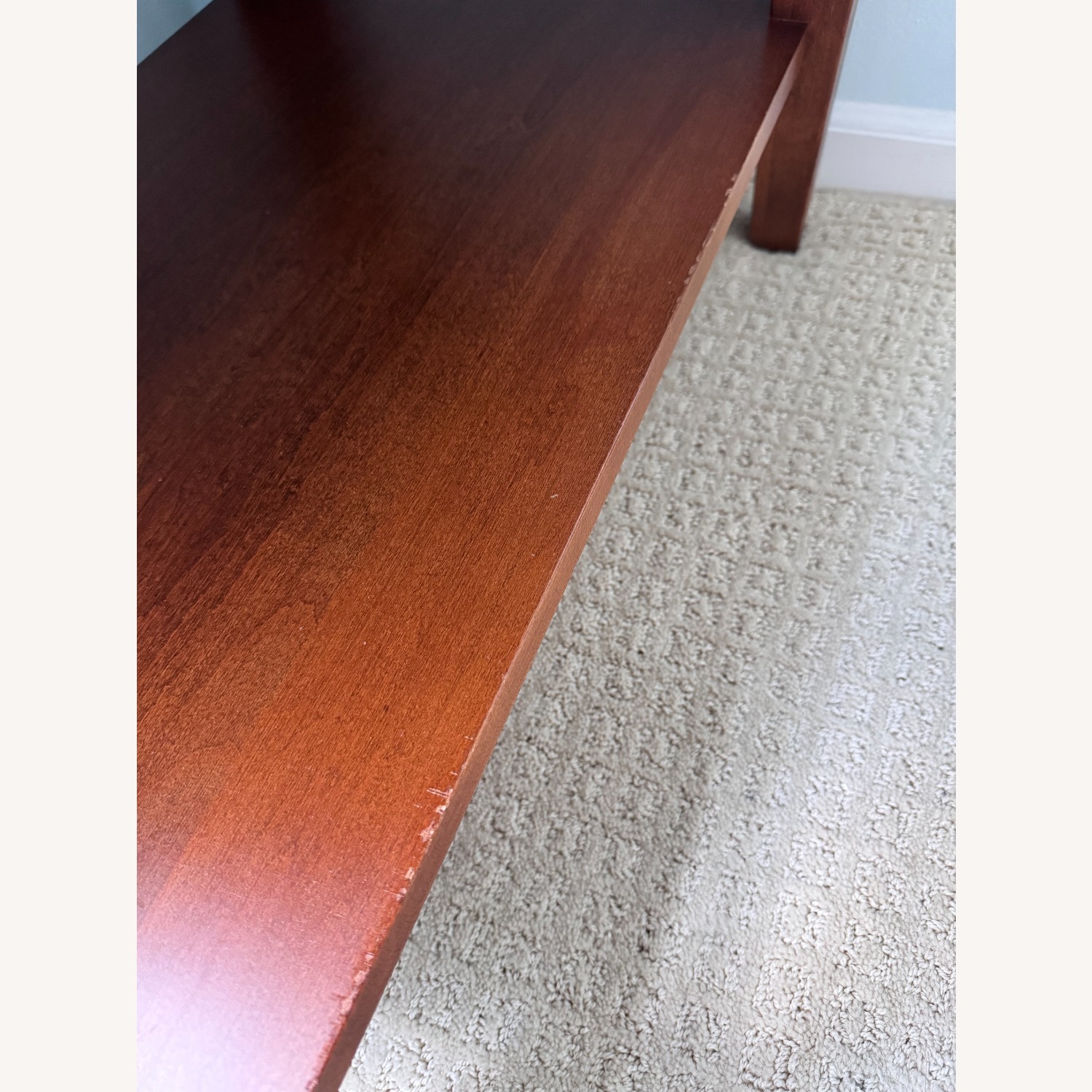 Ethan Allen Dark Brown Wood Nighstand - image-4