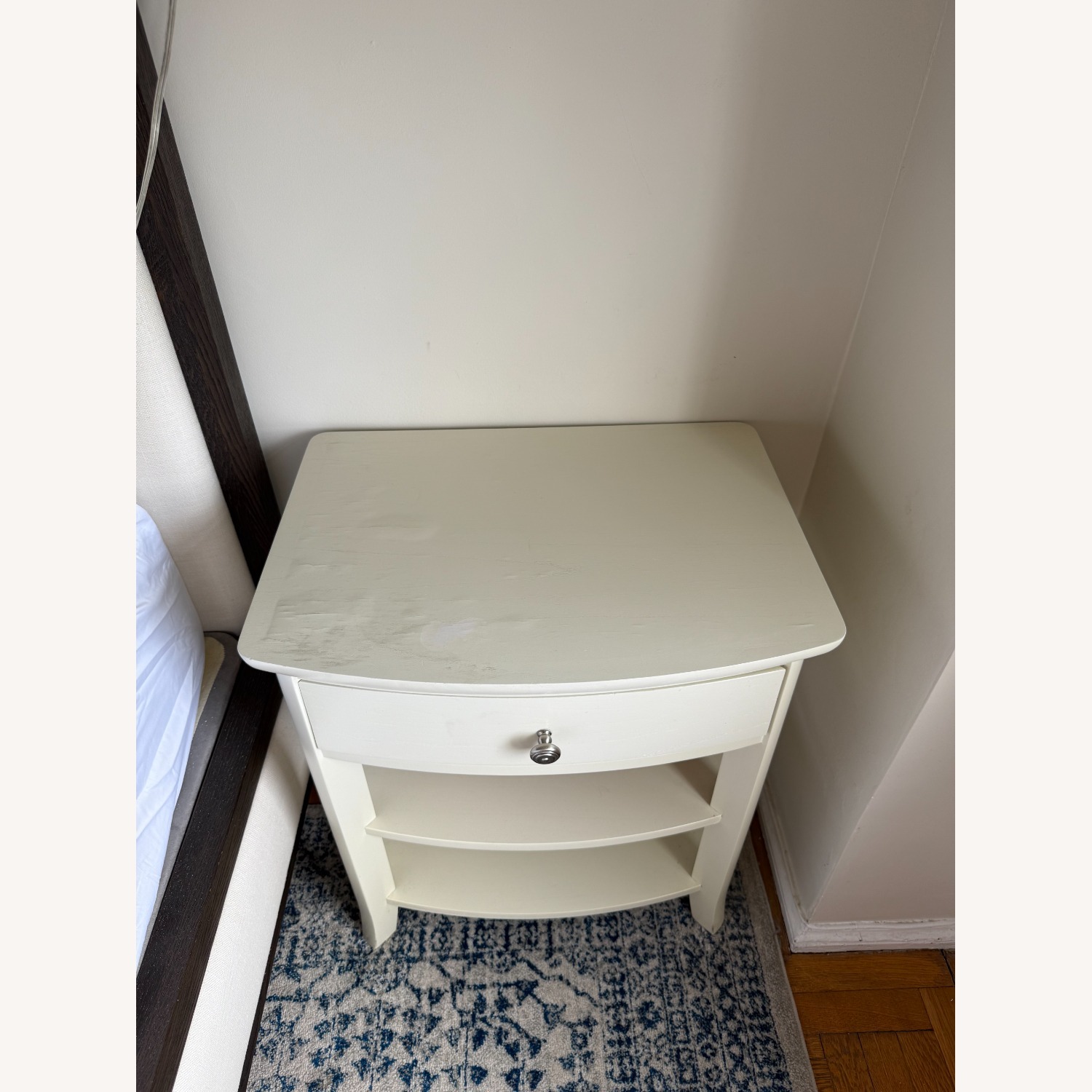 Pottery Barn Chloe Nightstand in White - image-3