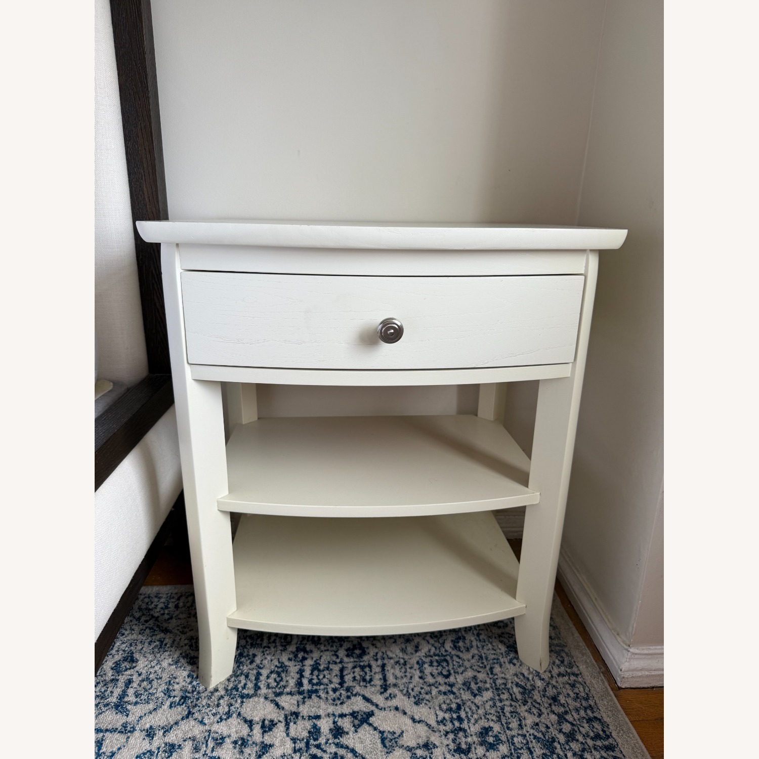 Pottery Barn Chloe Nightstand in White - image-1