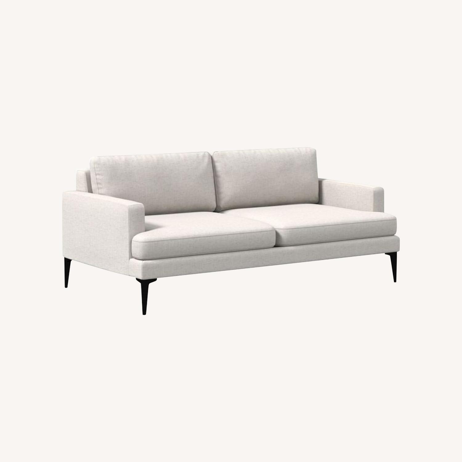 West Elm Andes Grey Couch - image-0
